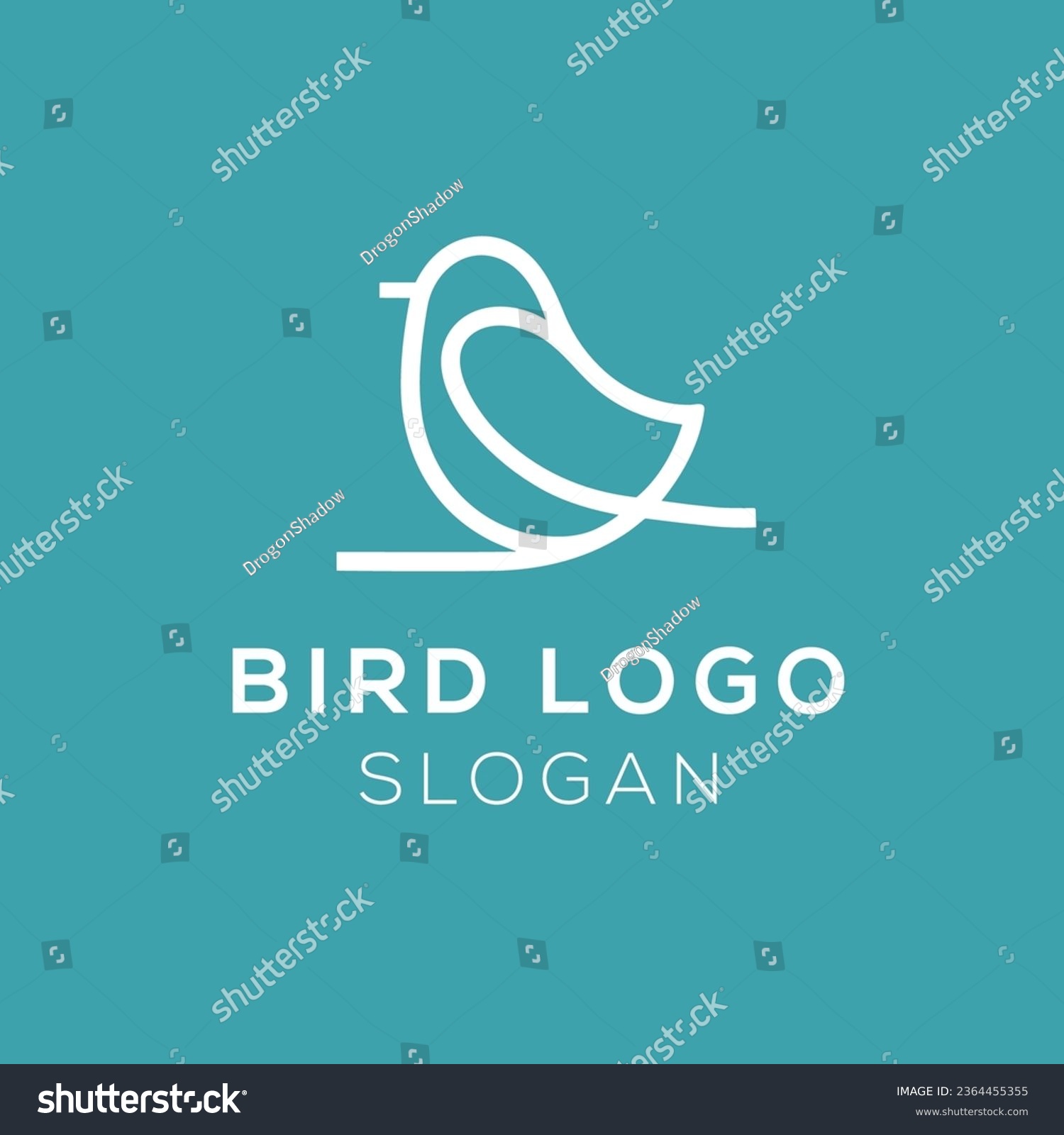 SVG of finch bird line outline logo vector symbolic icon illustration svg
