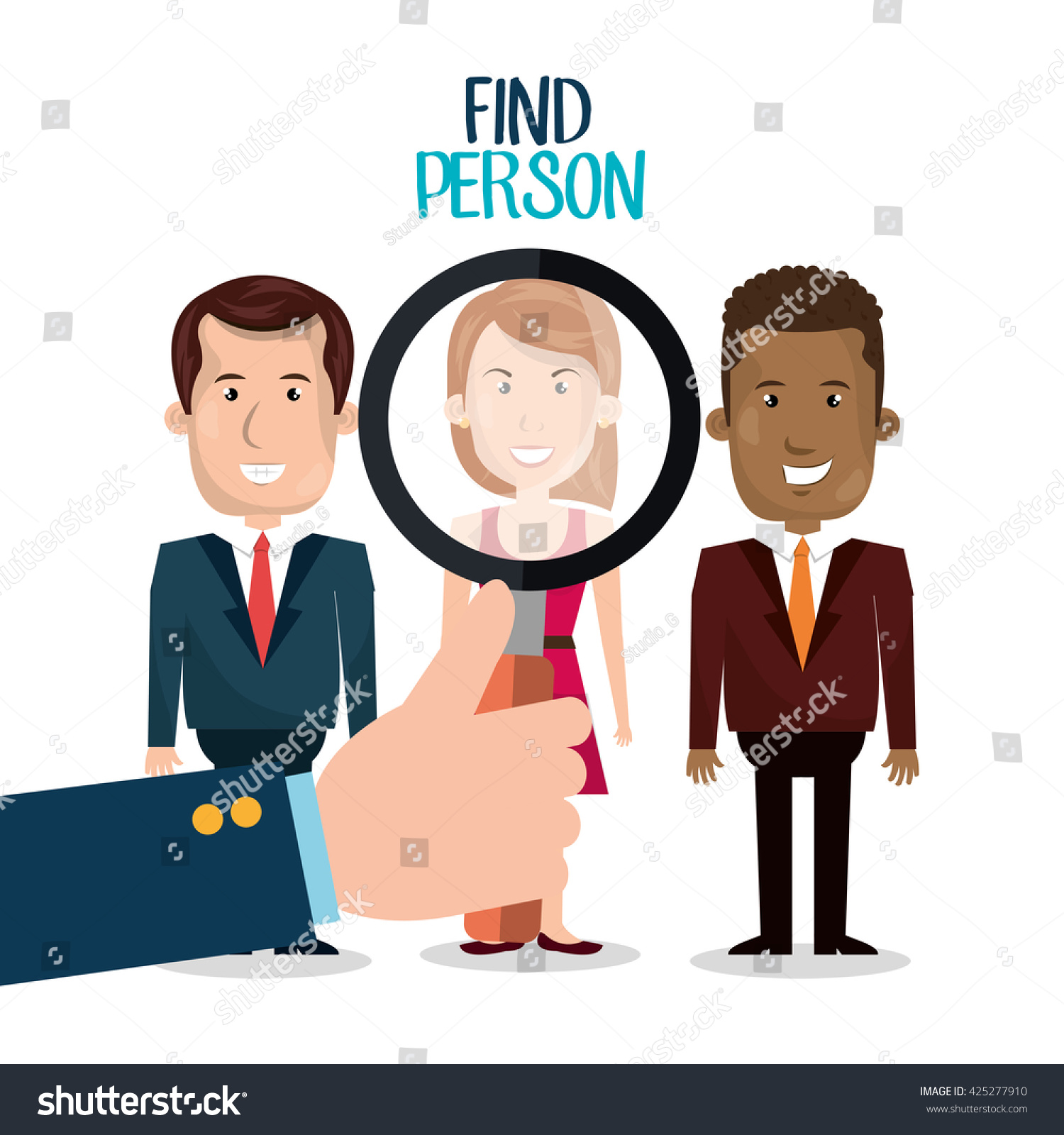 Find Person Design Stock Vector (Royalty Free) 425277910 Shutterstock