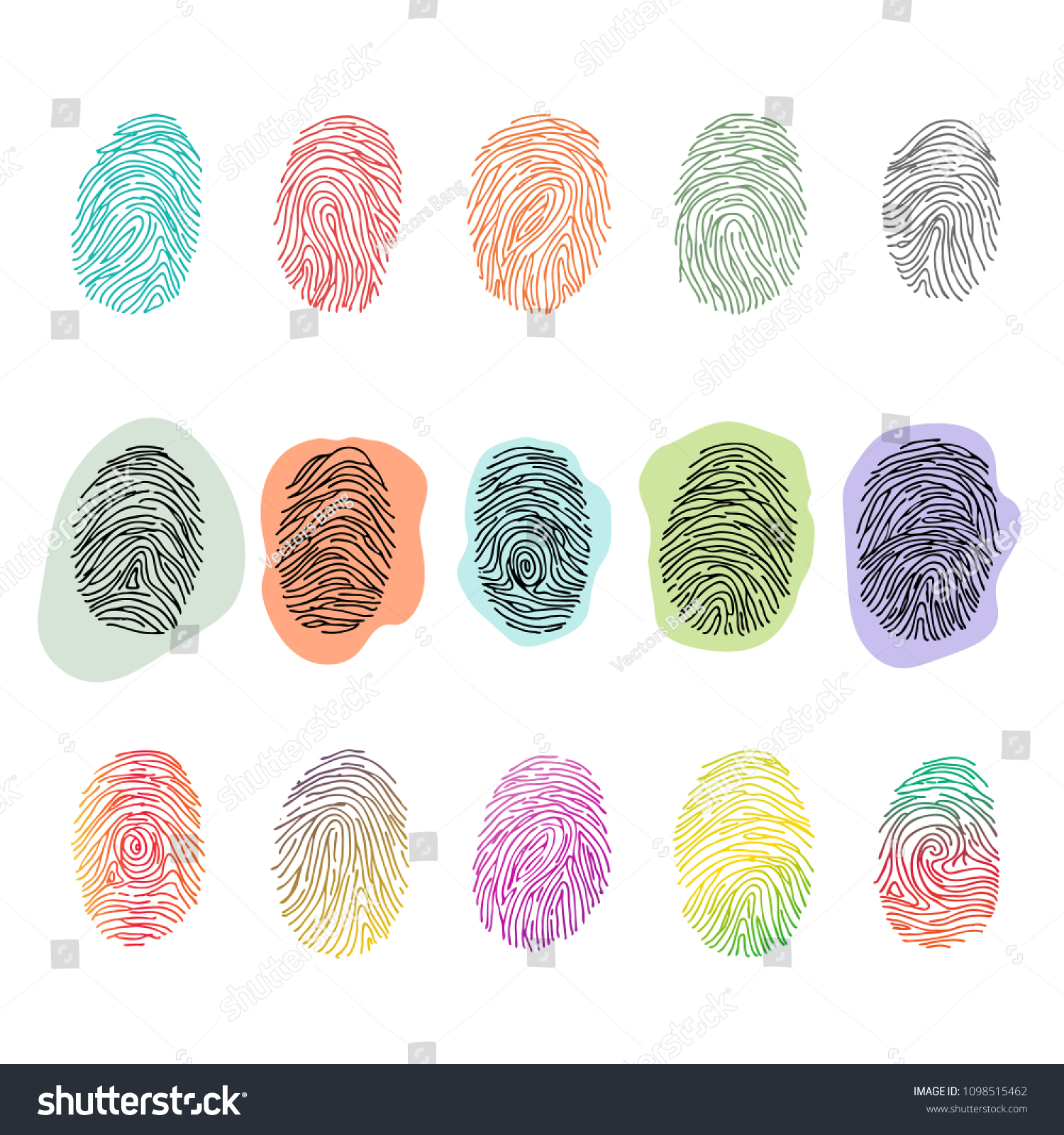 Fingerprint Vector Fingerprinting Identity Fingertip Identification