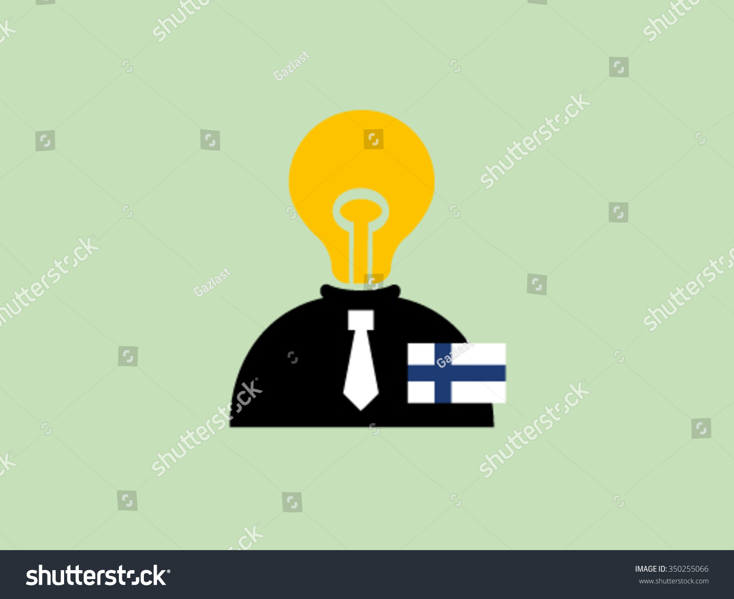 Finnish Politician Lack Idea Stock Vector (Royalty Free) 350255066 