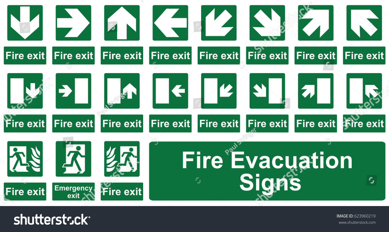 Fire Evacuation Symbols