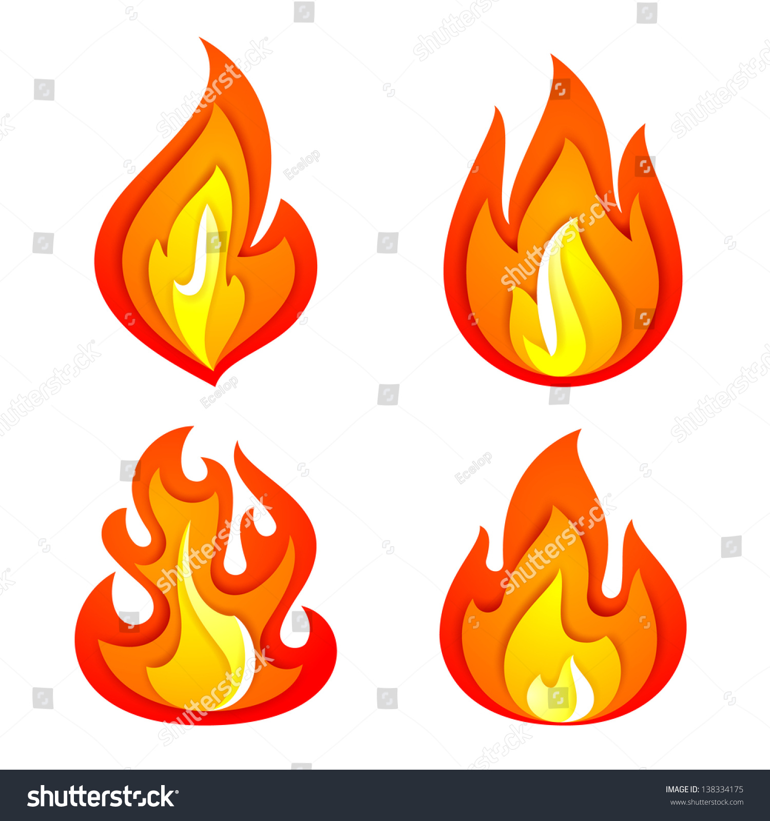 clip art fire flames symbol - photo #48
