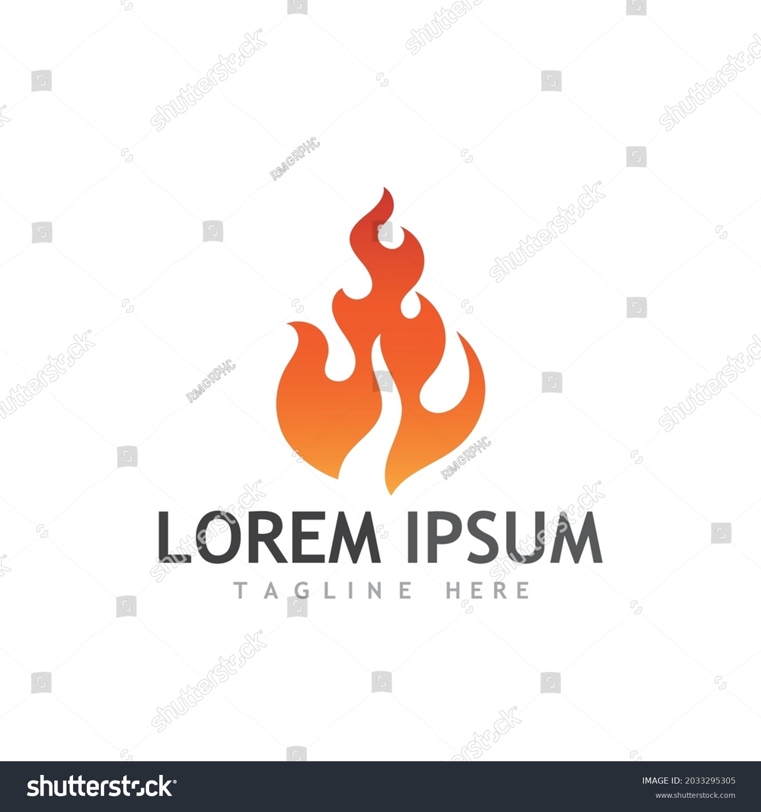 Fire Logo Vector Images Stock Vector (Royalty Free) 2033295305 ...