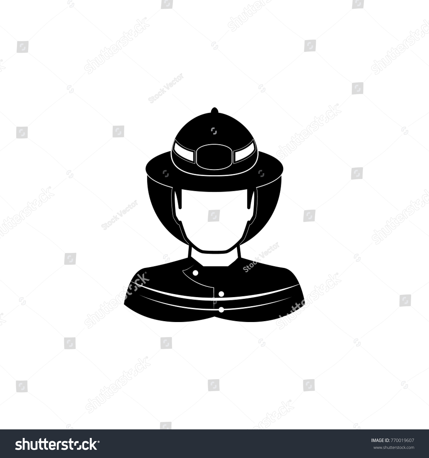 Fireman Icon Fireman Element Icon Premium Stock Vector (Royalty Free ...