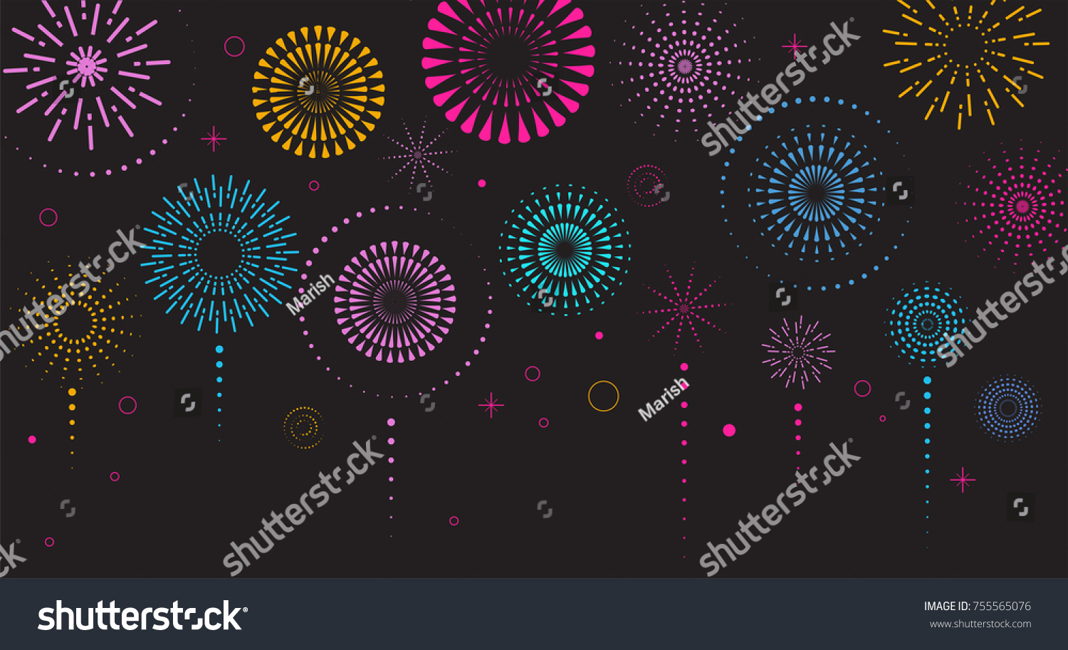 SVG of Fireworks and celebration background, winner, victory poster, banner  svg