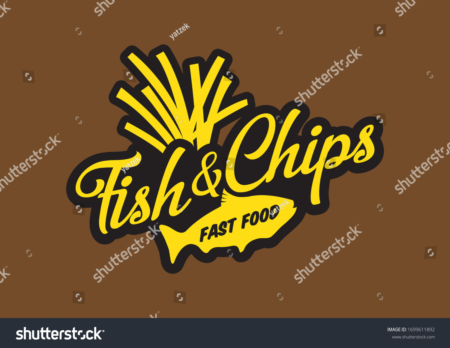 Fish And Chips Logo Images Stock Photos Vectors Shutterstock