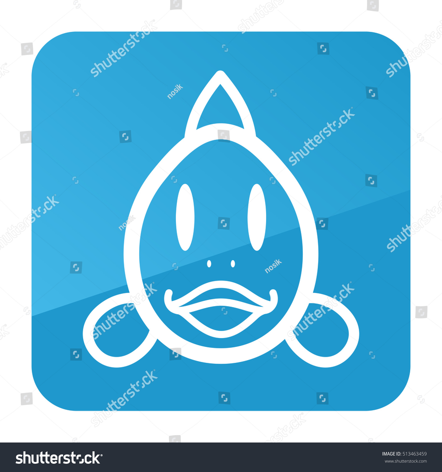 Download Fish Icon Animal Head Vector Illustration Stock Vector ...