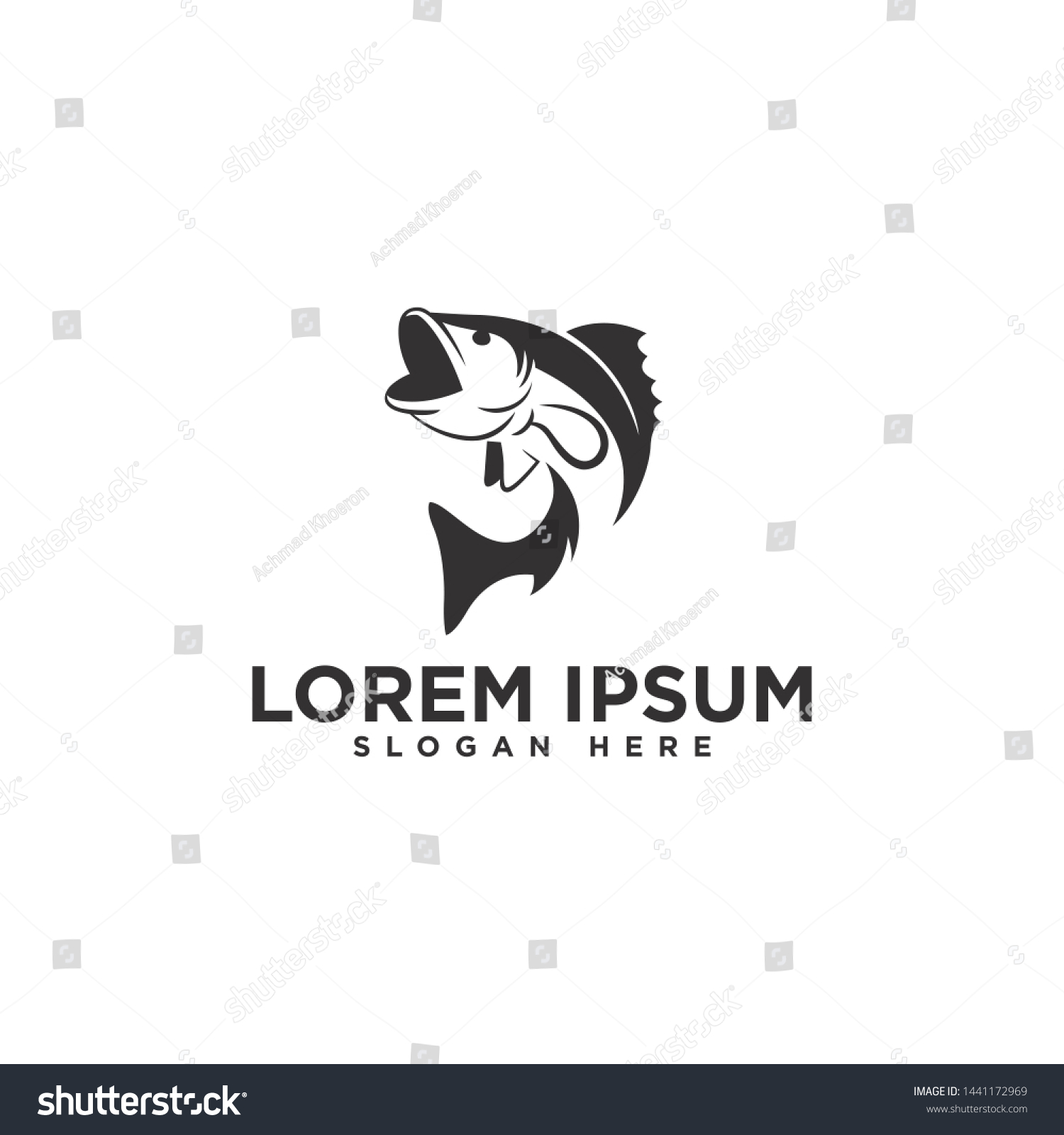 Fish Logo Design Fishing Logo Vector Stock Vector (Royalty Free ...