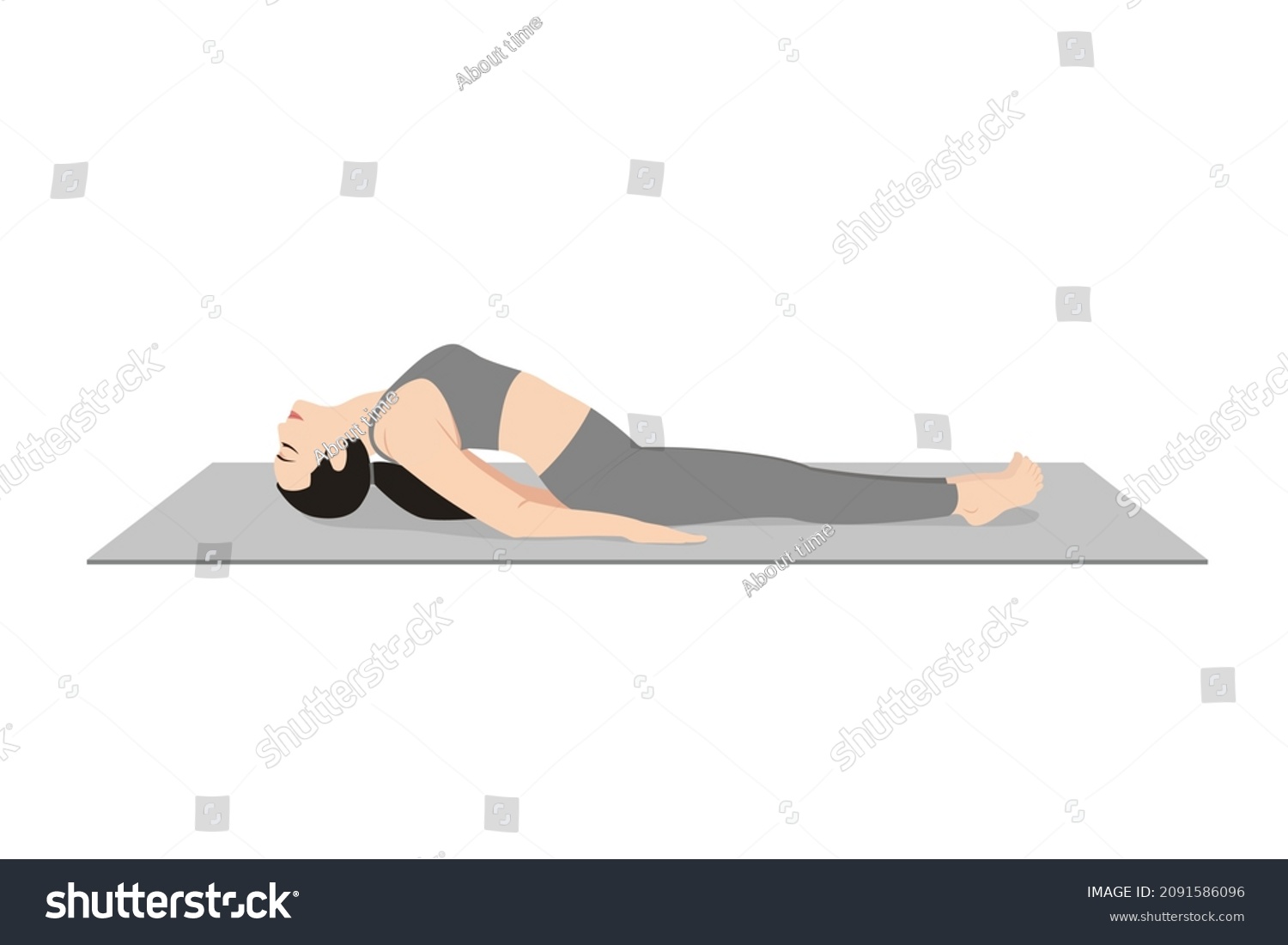 Fish Pose Beautiful Girl Practice Matsyasana Stock Vector Royalty Free 2091586096 Shutterstock Fish Pose Beautiful Girl Practice Matsyasana Stock Vector Royalty Free 2091586096 Shutterstock