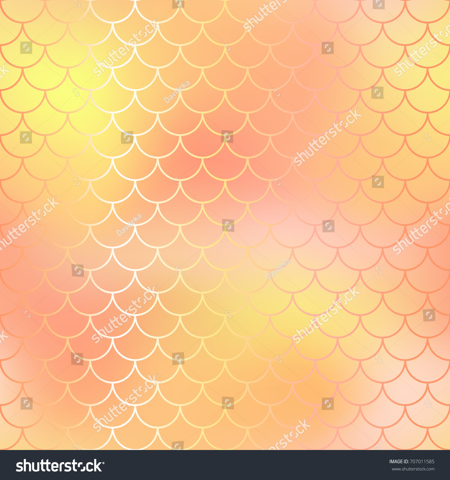 Fish Scale Pattern Background Gradient Mesh Stock Vector (Royalty Free ...