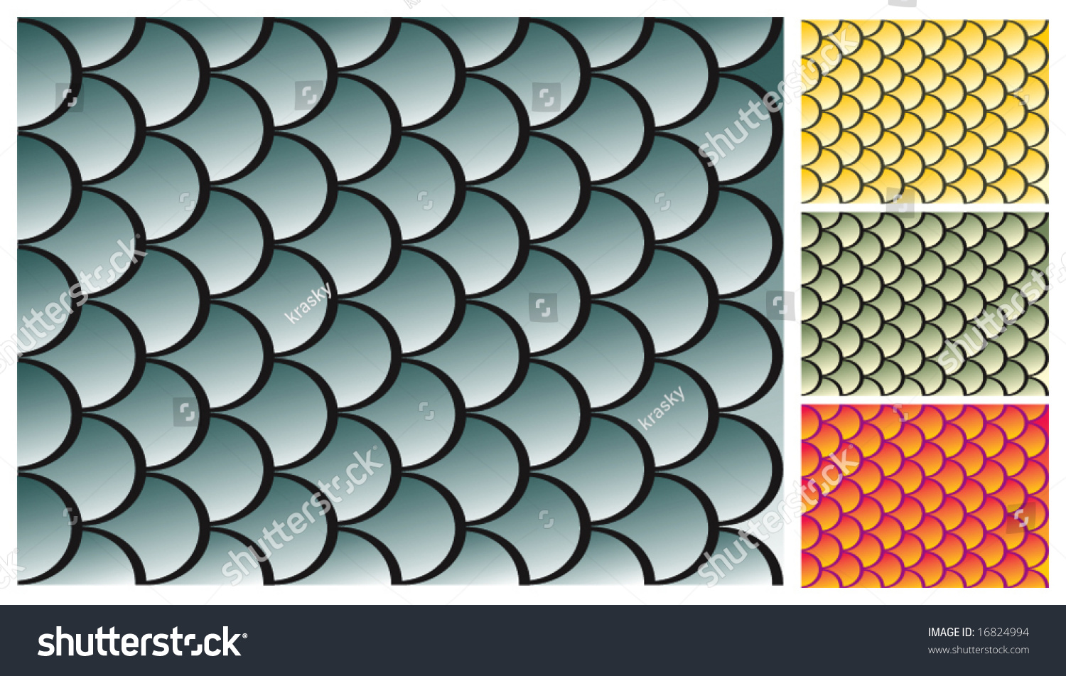 Download Fish Scales Texture Stock Vector 16824994 - Shutterstock