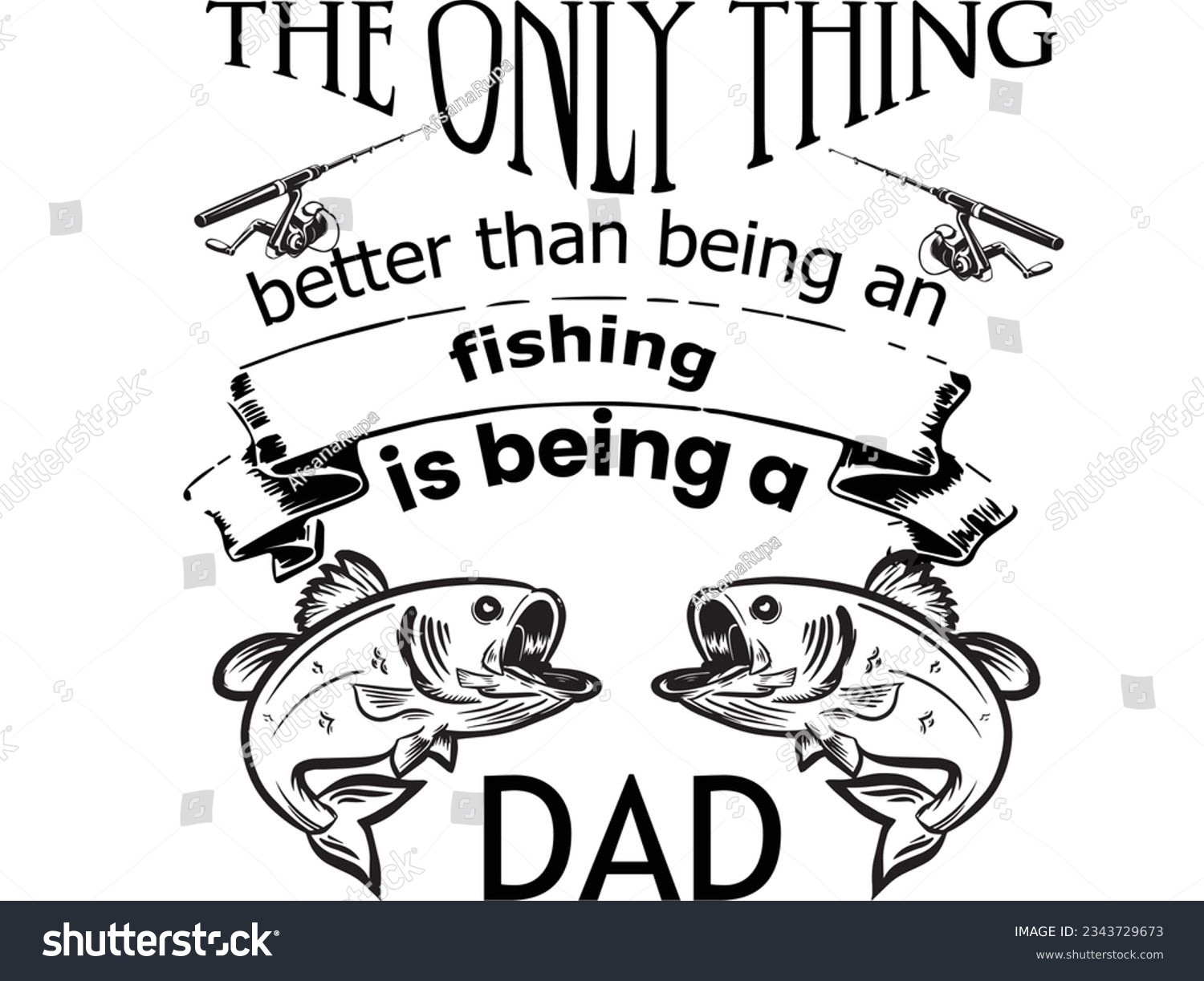 SVG of Fishing Dad Men's T-Shirt | Father's Day Gift.Fishing quote dad the man the myth the  t shirt or vector design.My favorite fishing partner calls me dad. fishing t-shirt design. svg
