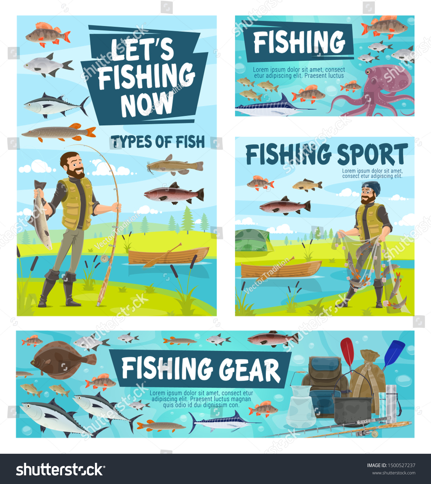 types of fishing gear