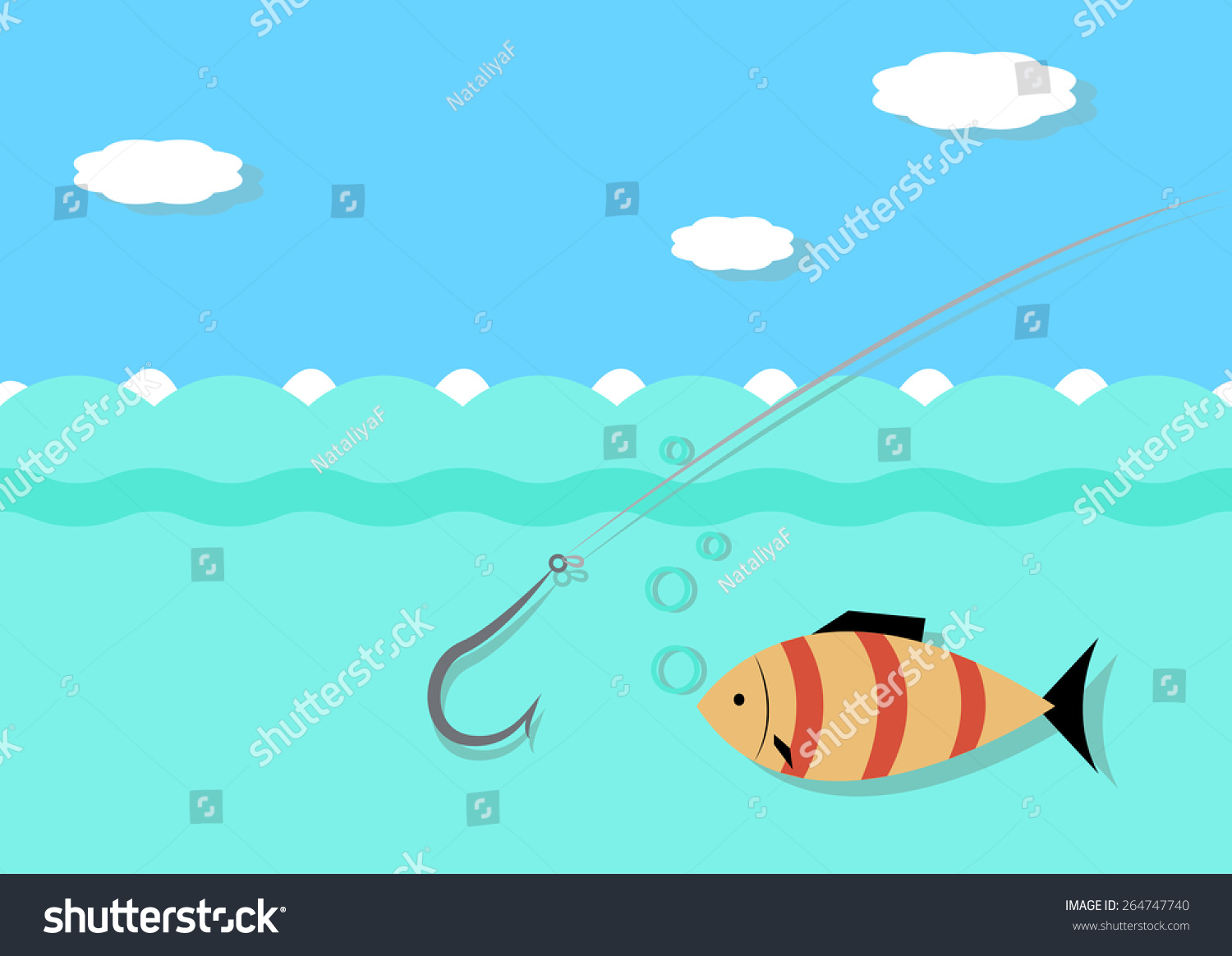 hooking fish