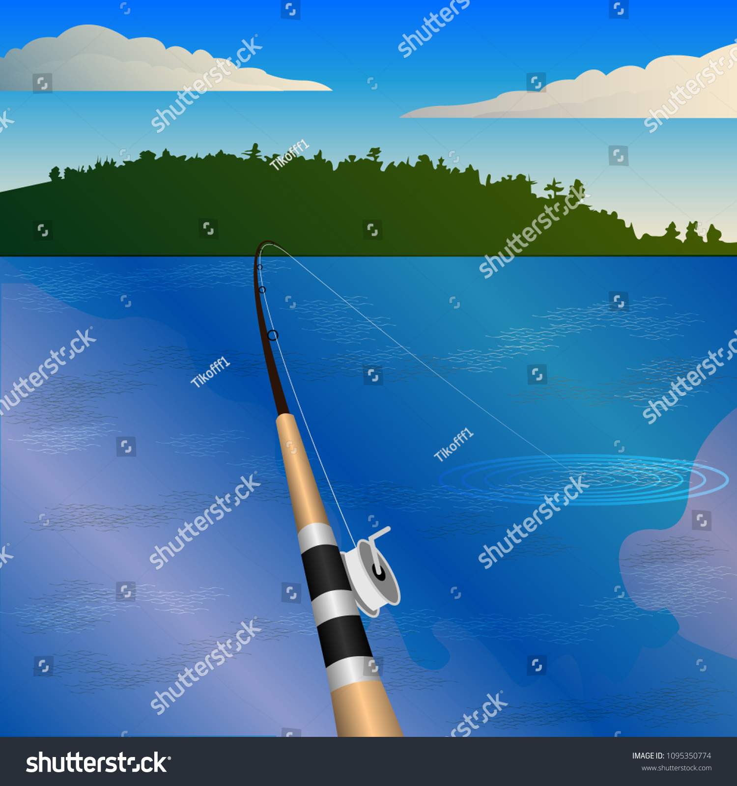 pond fishing rod and reel