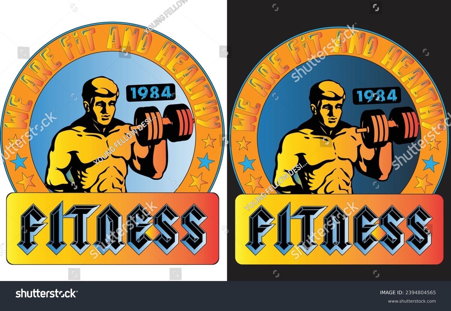 SVG of Fitness T-Shirt Design.
 
We Are Fit And Health.
 svg