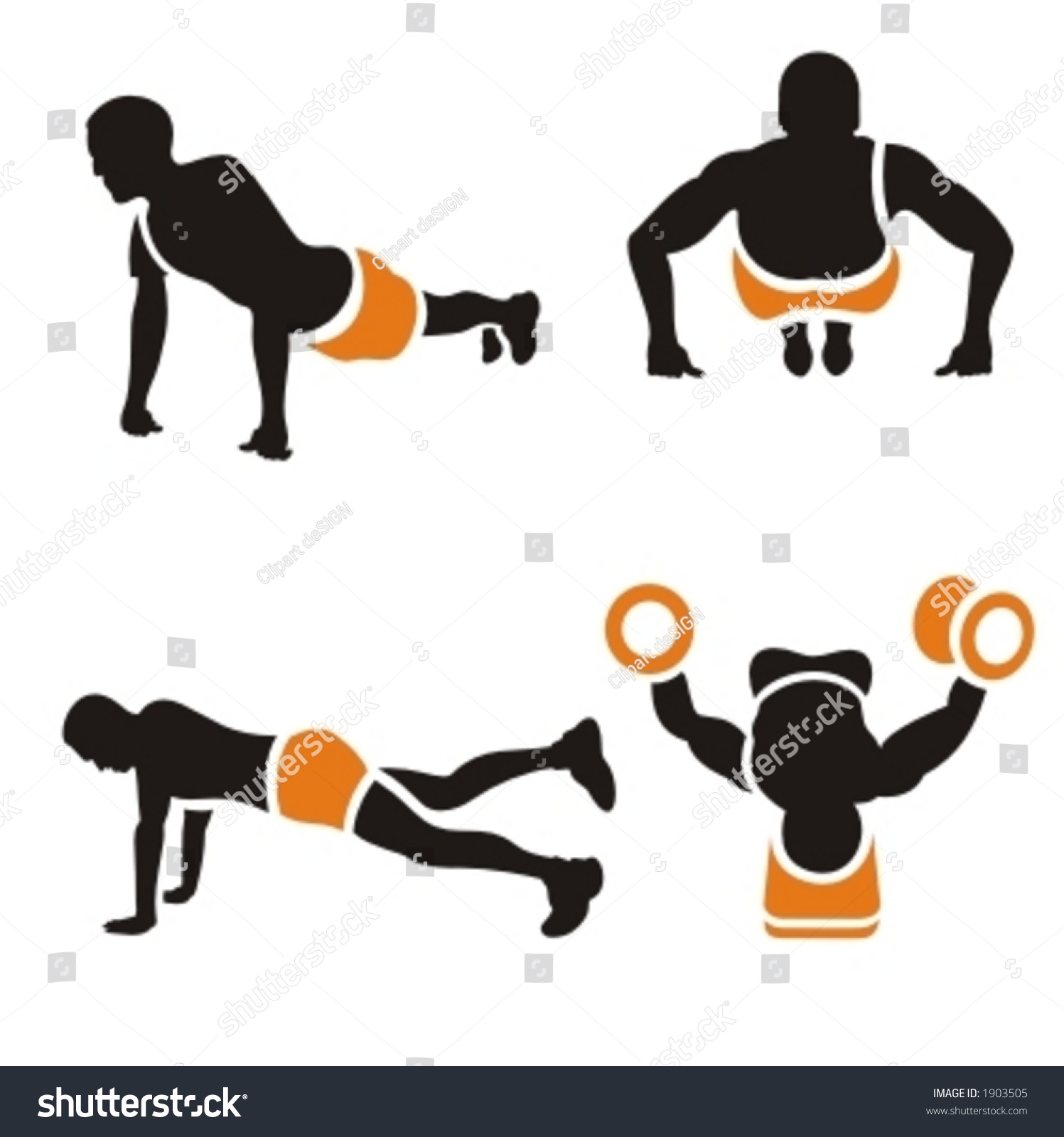 Fitness Vector Icons Series Stock Vector (Royalty Free) 1903505