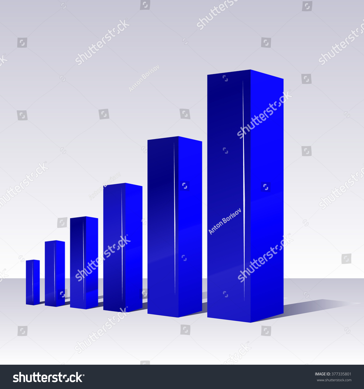Five Pillars Progress Schedule Scheme: vector de stock (libre de ...