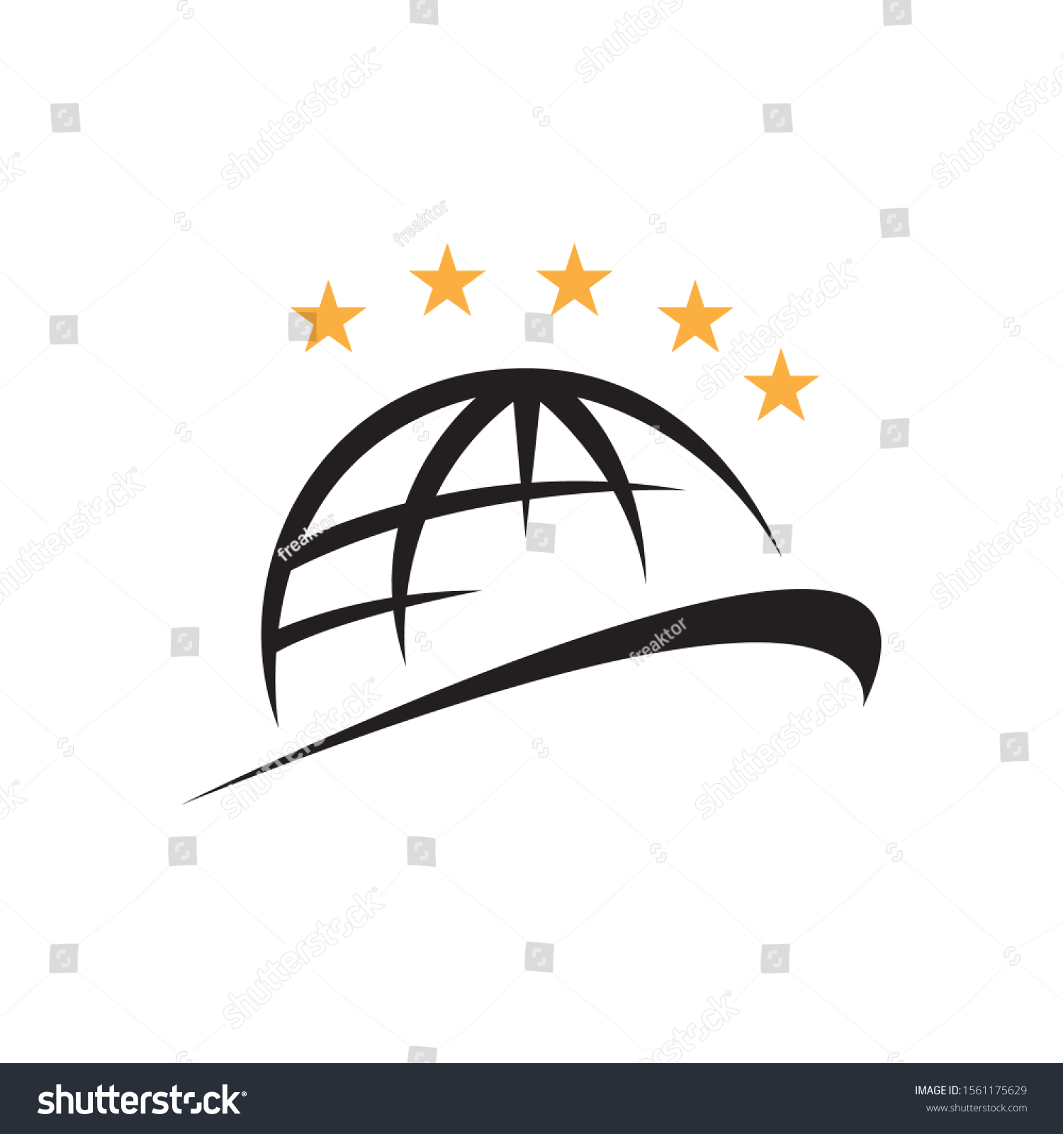 Five Stars Quality World Class Icon Stock Vector Royalty Free