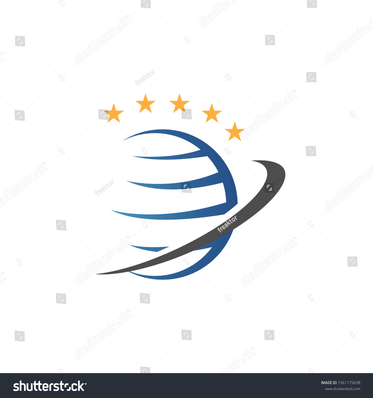 Five Stars Quality World Class Icon Stock Vector (Royalty Free ...