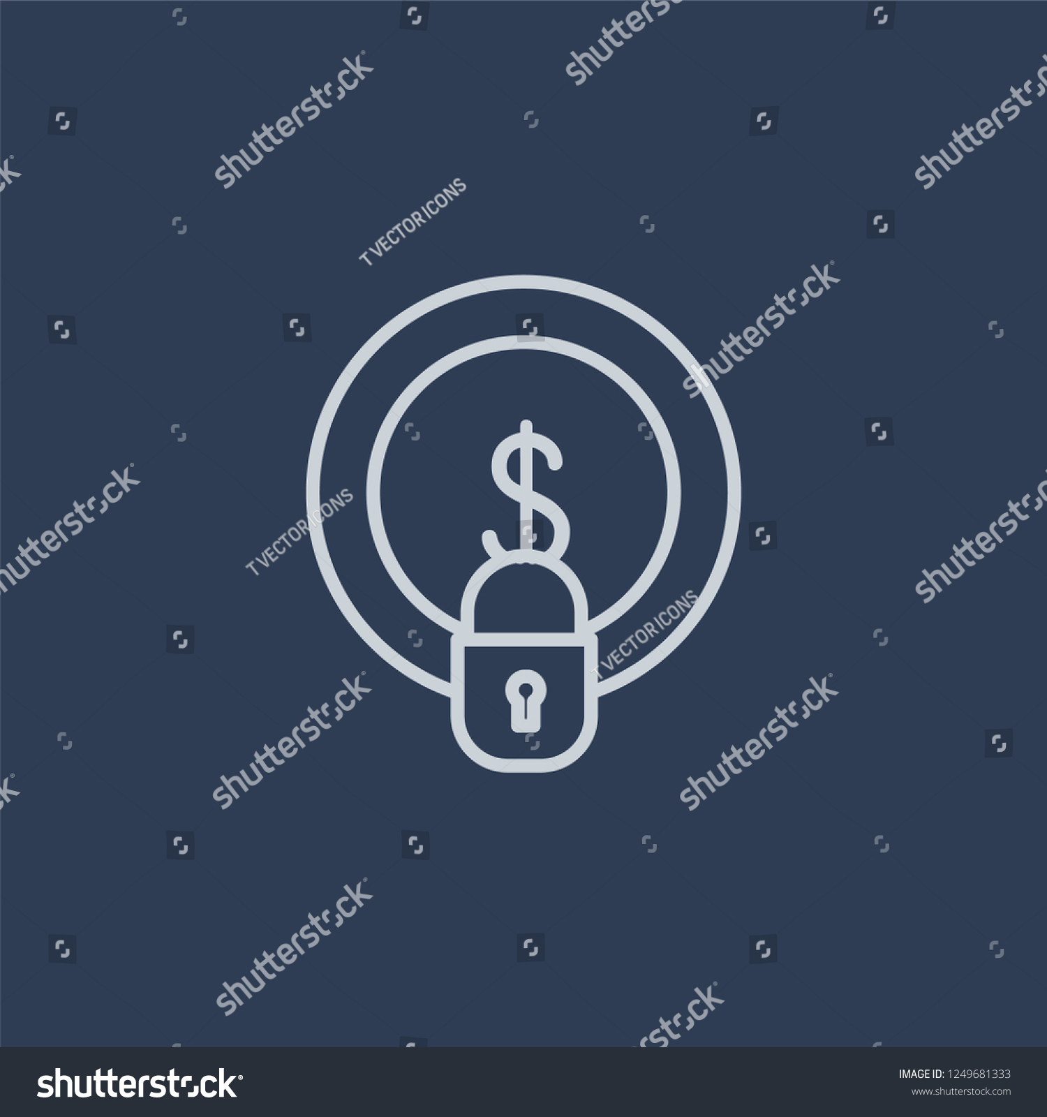 Fixed Costs Icon Trendy Flat Vector Stock Vector (Royalty Free) 1249681333