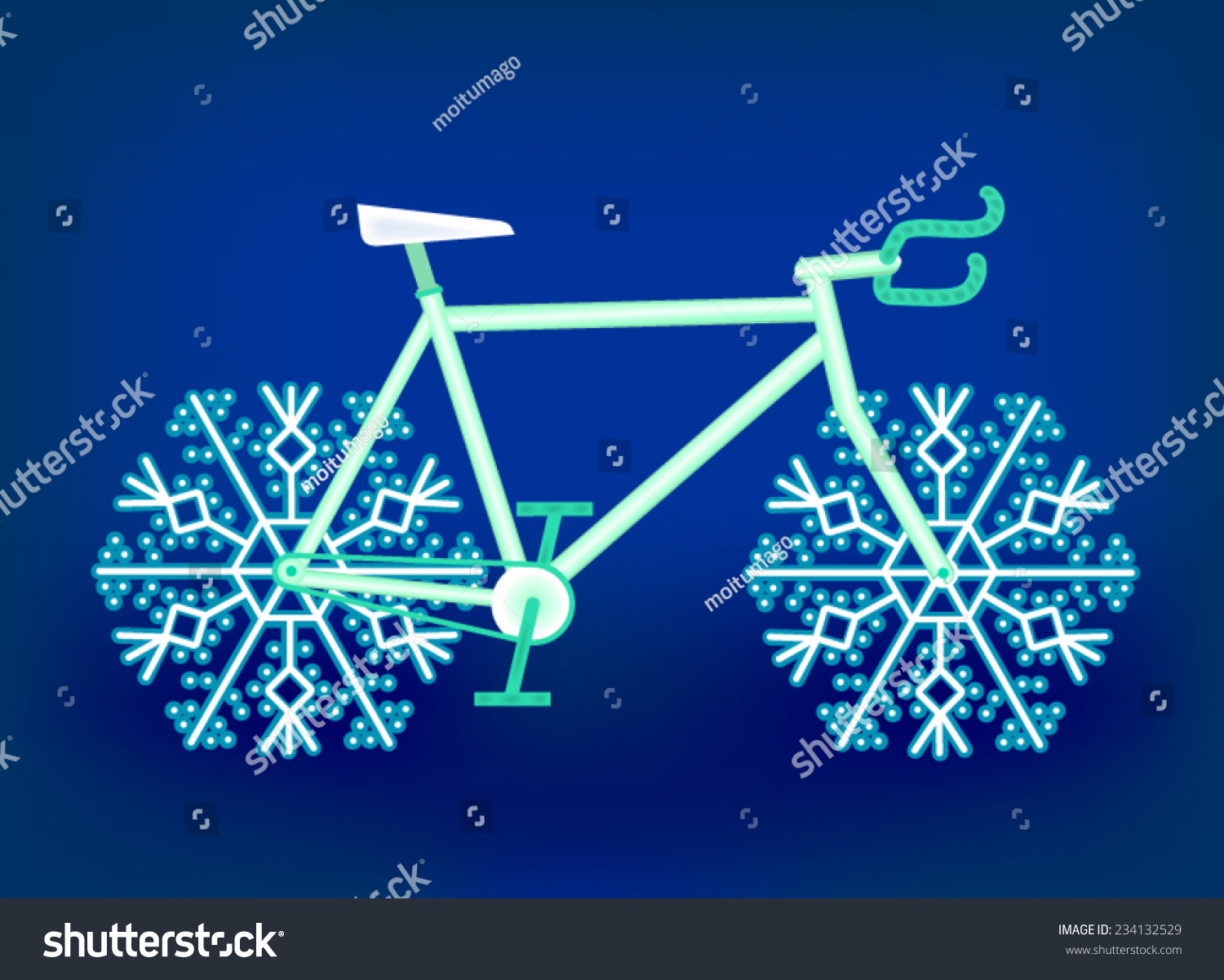 snowflake bike wheels