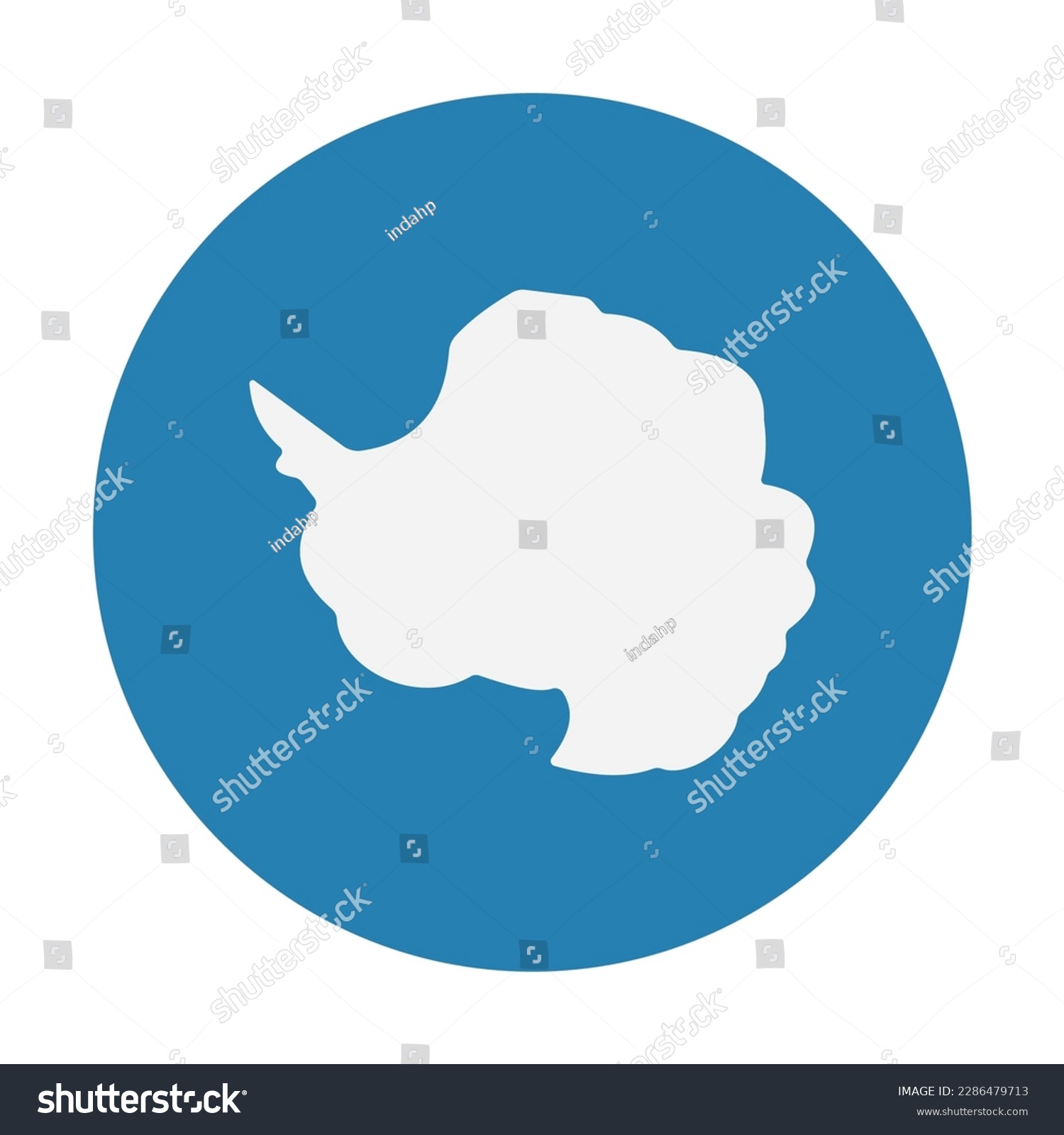 SVG of Flag Antarctica vector flat icon. Isolated Antarctica Flag emoji illustration svg