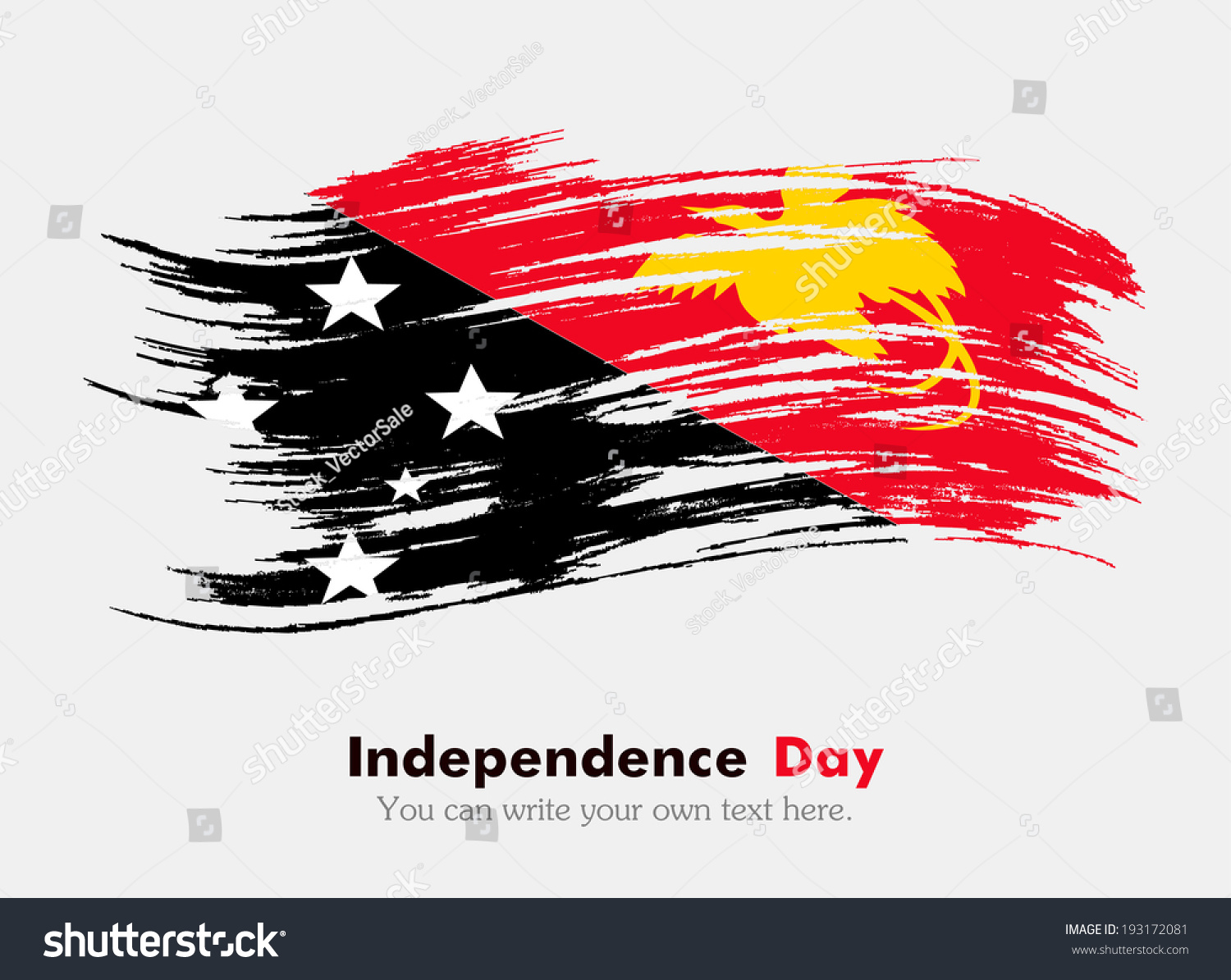 1 705 Papua New Guinea Independence Day Images Stock Photos Vectors   Stock Vector Flag In Grungy Style Independence Day Flag Of Papua New Guinea 193172081 