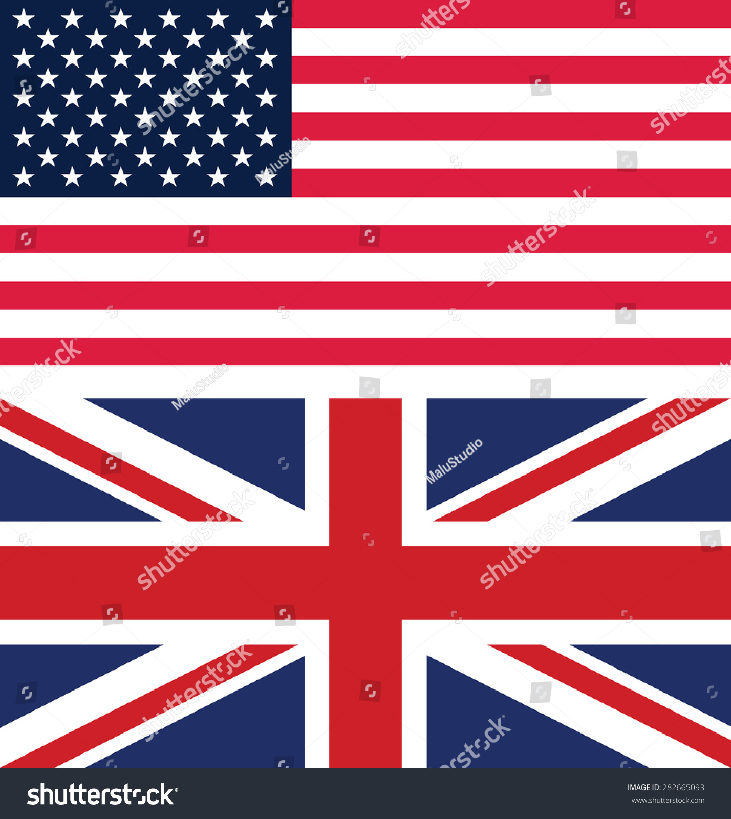 SVG of Flag of America and United Kingdom svg