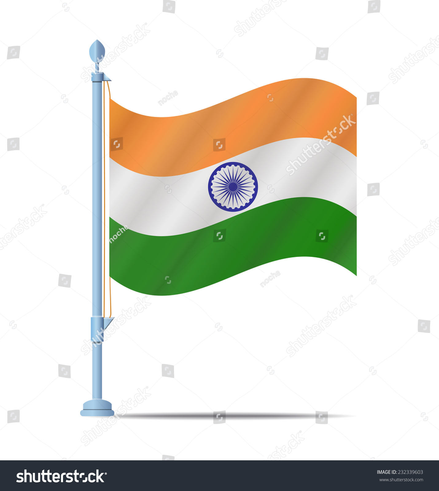 Download Flag Of India Vector Illustration - 232339603 : Shutterstock