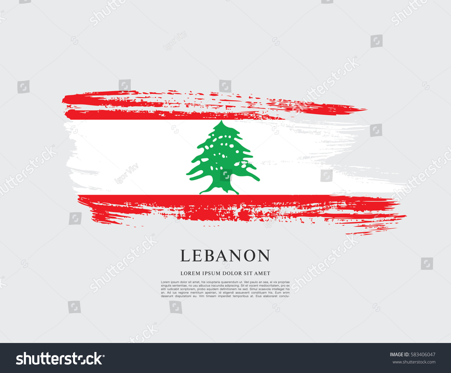 737 Lebanon flag brush Images, Stock Photos & Vectors | Shutterstock