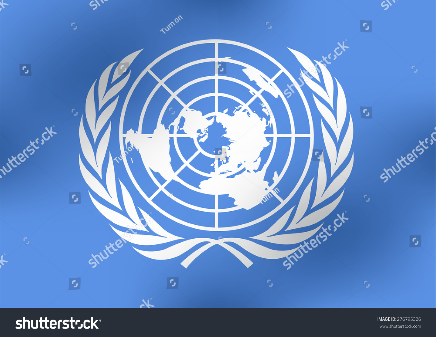 Flag Of Un Stock Vector Illustration 276795326 : Shutterstock