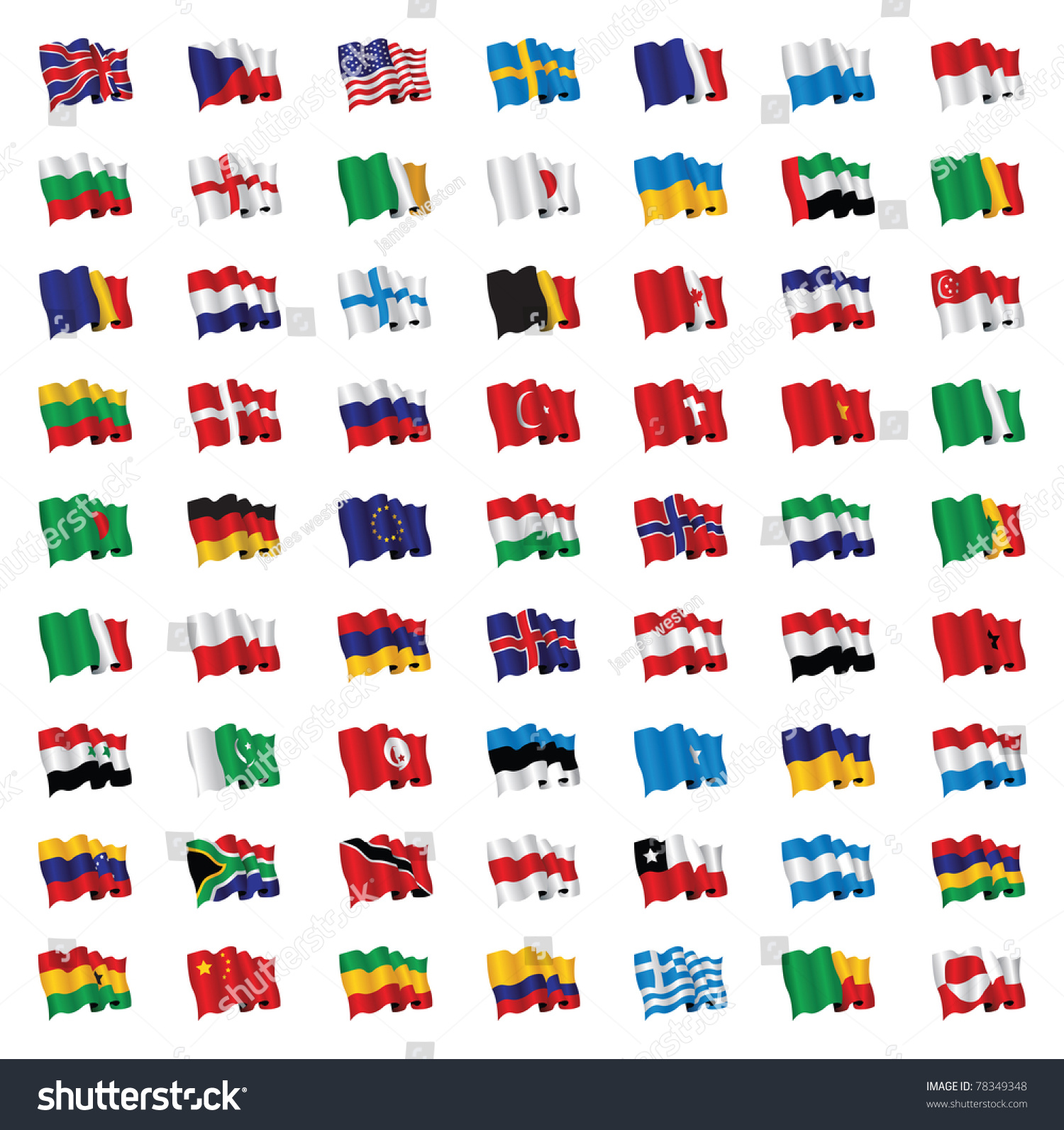 SVG of flags of the world svg