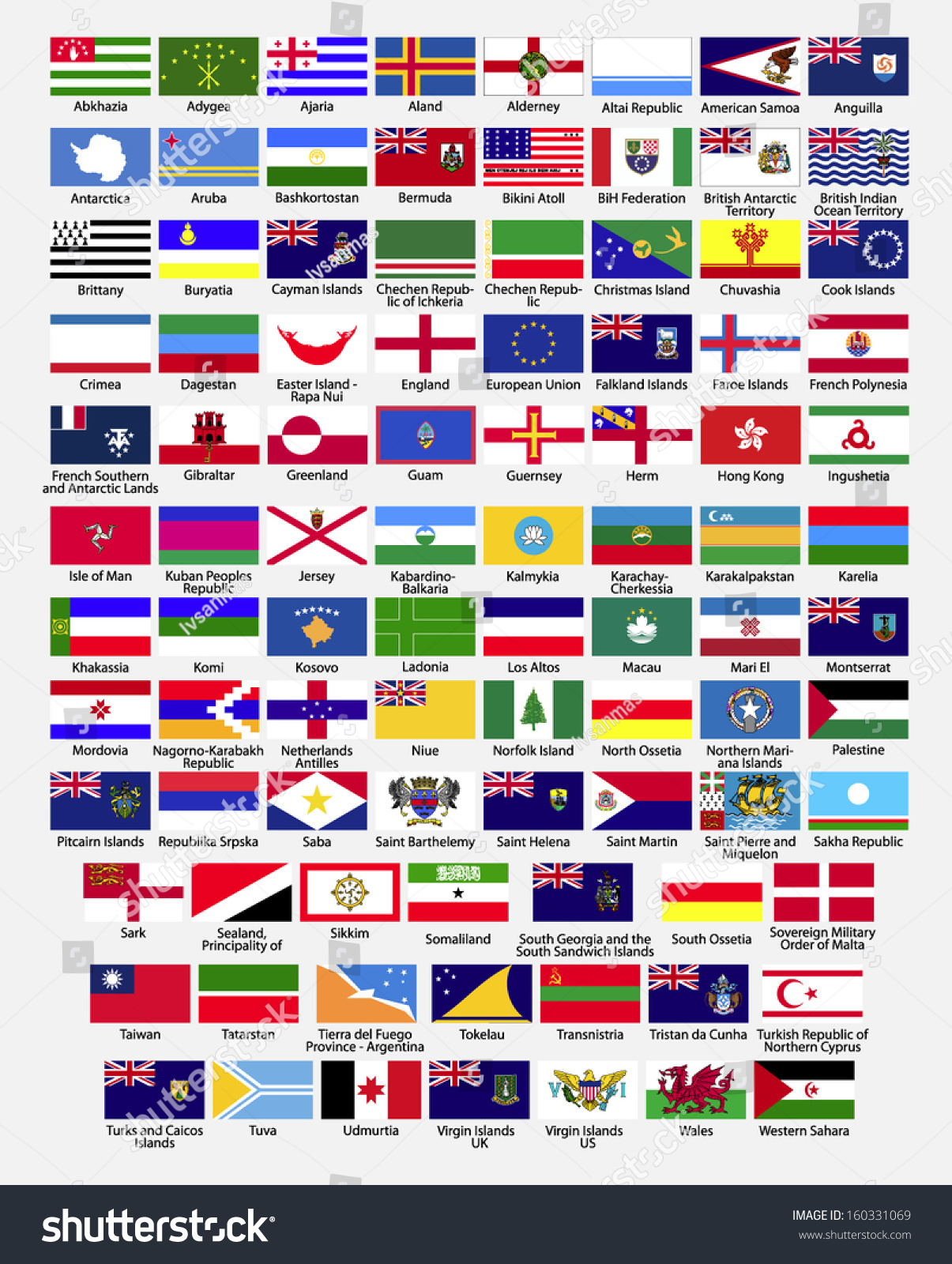 Island Flags Of The World