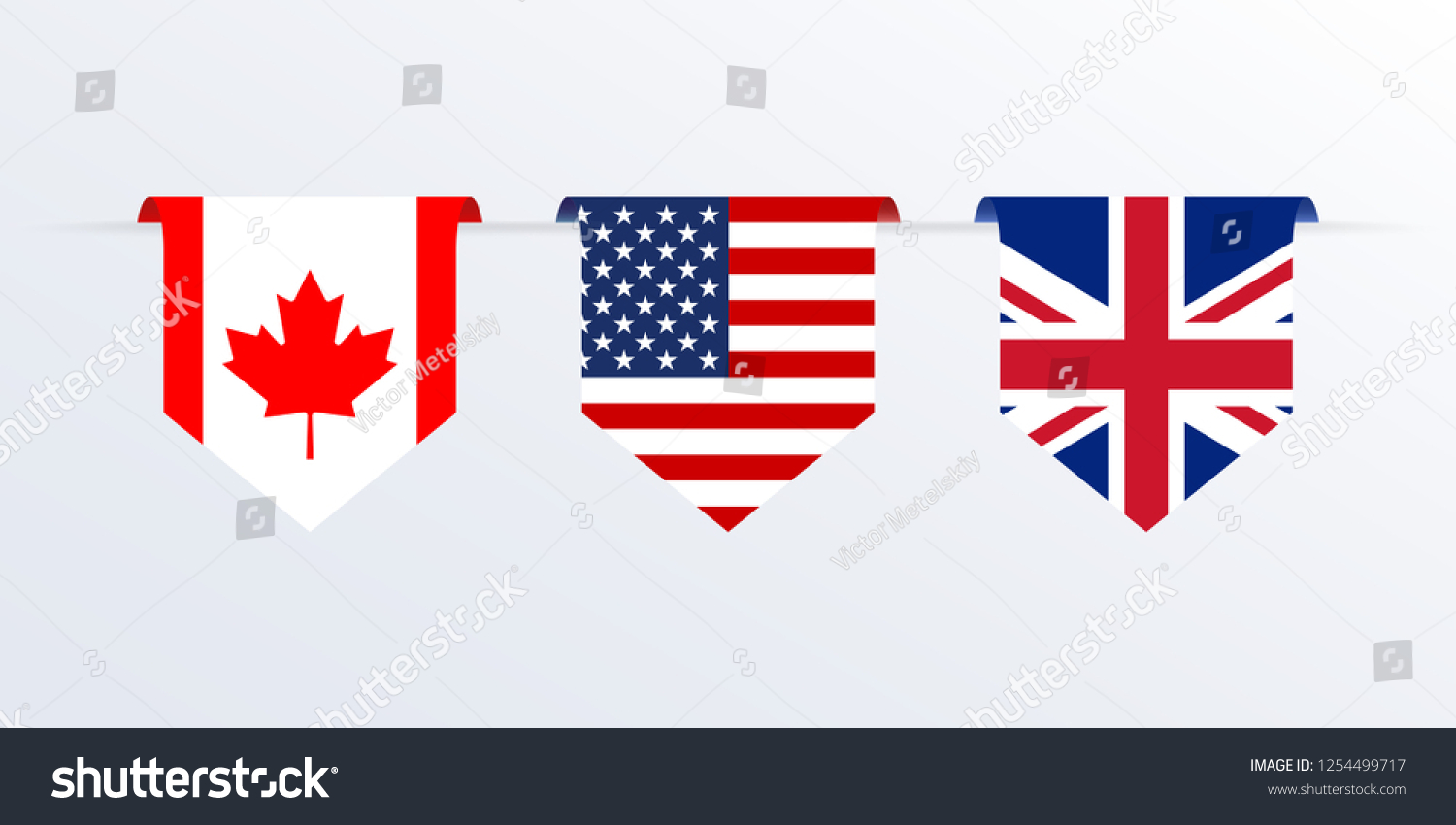 USA United States America et British Union Jack Drapeau ondulant décalcomanies X4 50 mm US & UK 5,1 cm Vinyle Bumper-helmet Stickers