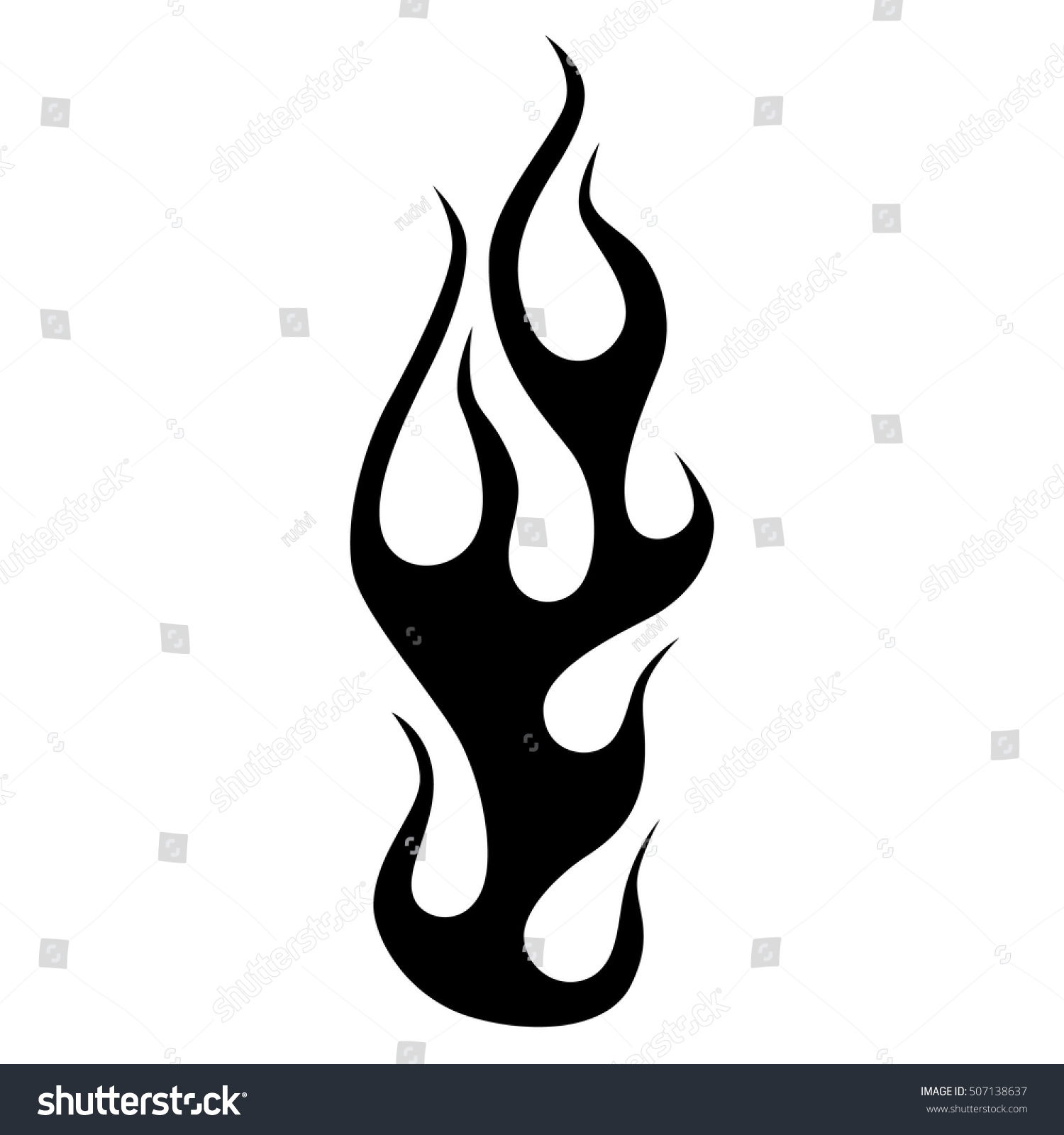 Flame Car Tattoo Sketch Vector Fire Stock Vector Royalty Free 507138637 - flamecar decal roblox