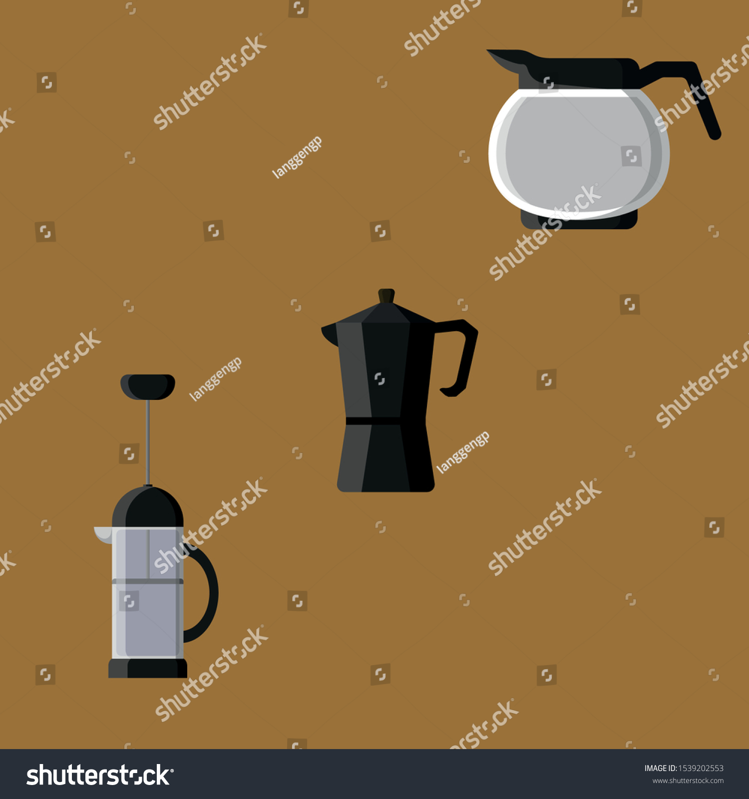 colored coffee pots