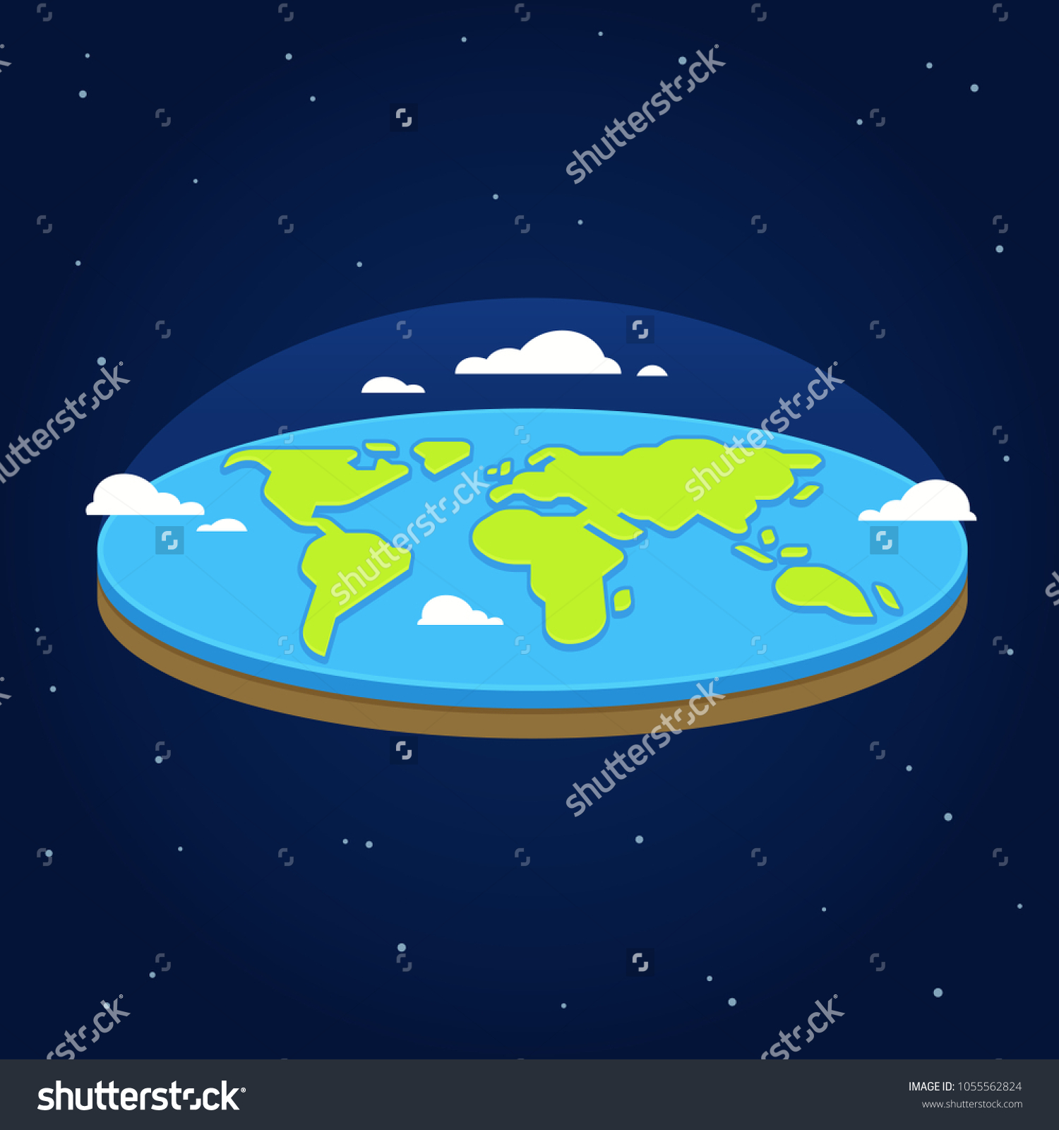 modern flat earth