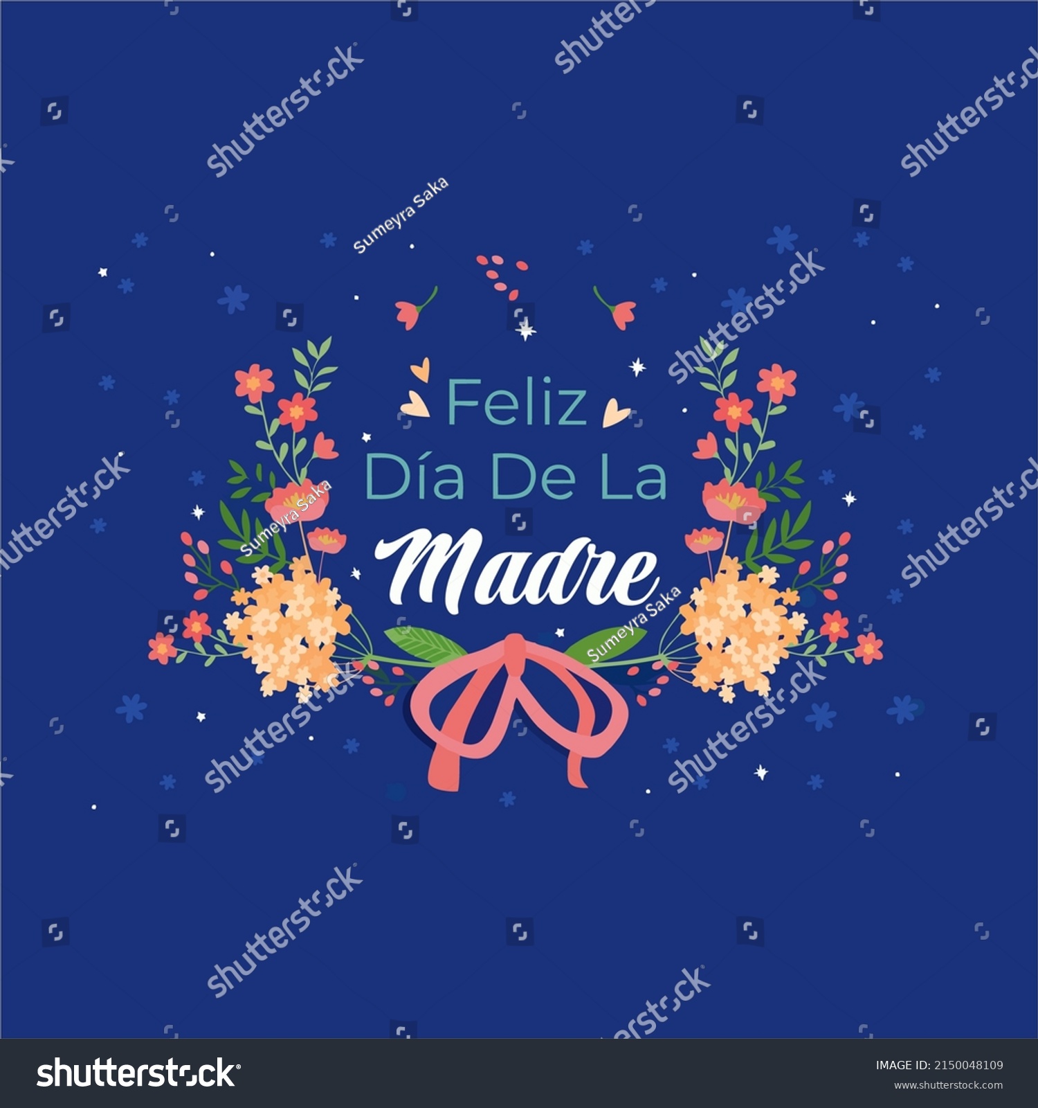 SVG of Flat mother's day background in spanish, Floral mother's day illustration, Watercolor mothers day, Super mom super wife super tired lettering mom quote for print card and tshirt, Hand-drawn collection svg
