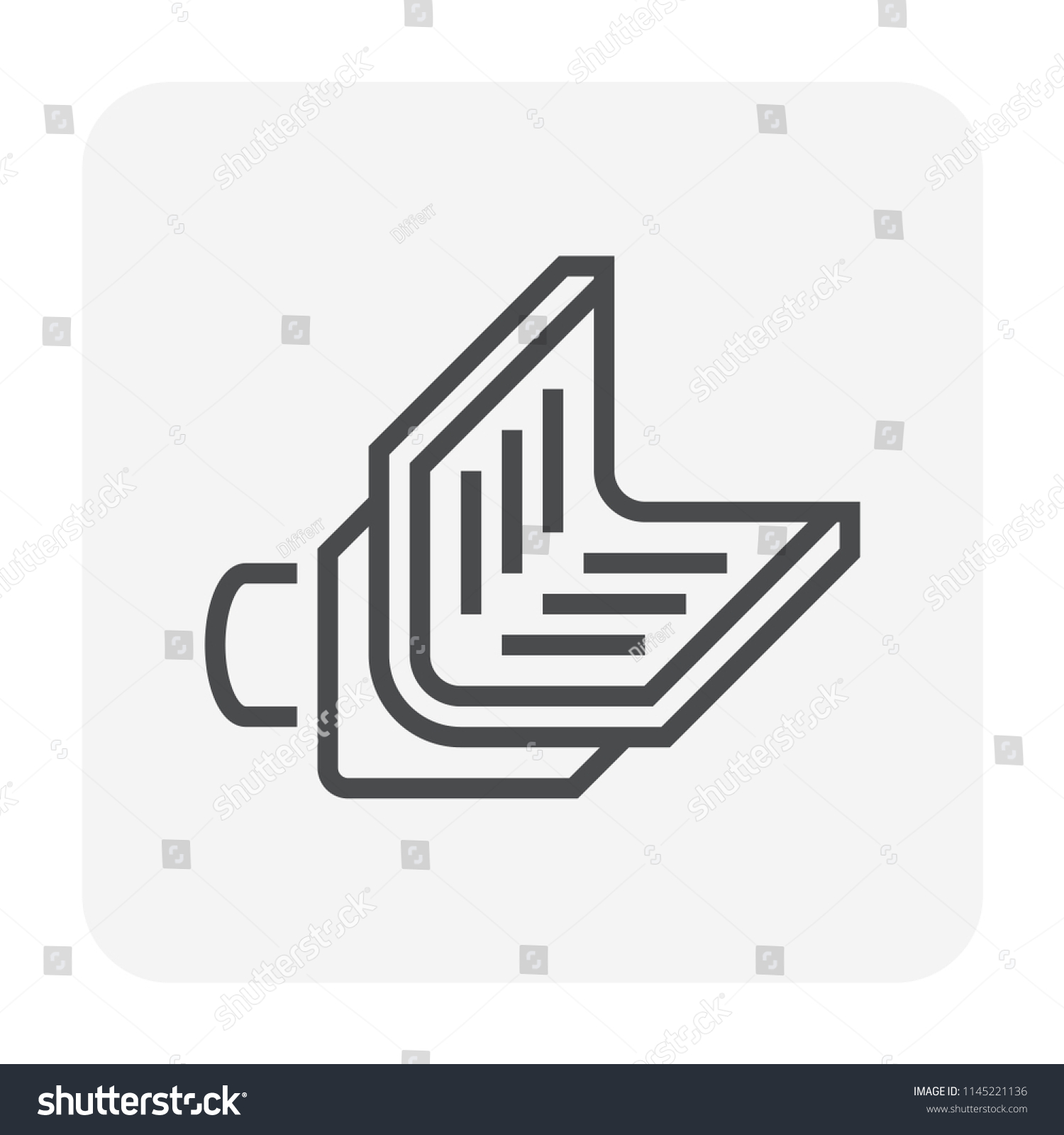 Floor Drain Icon 64x64 Perfect Pixel Stock Vector Royalty