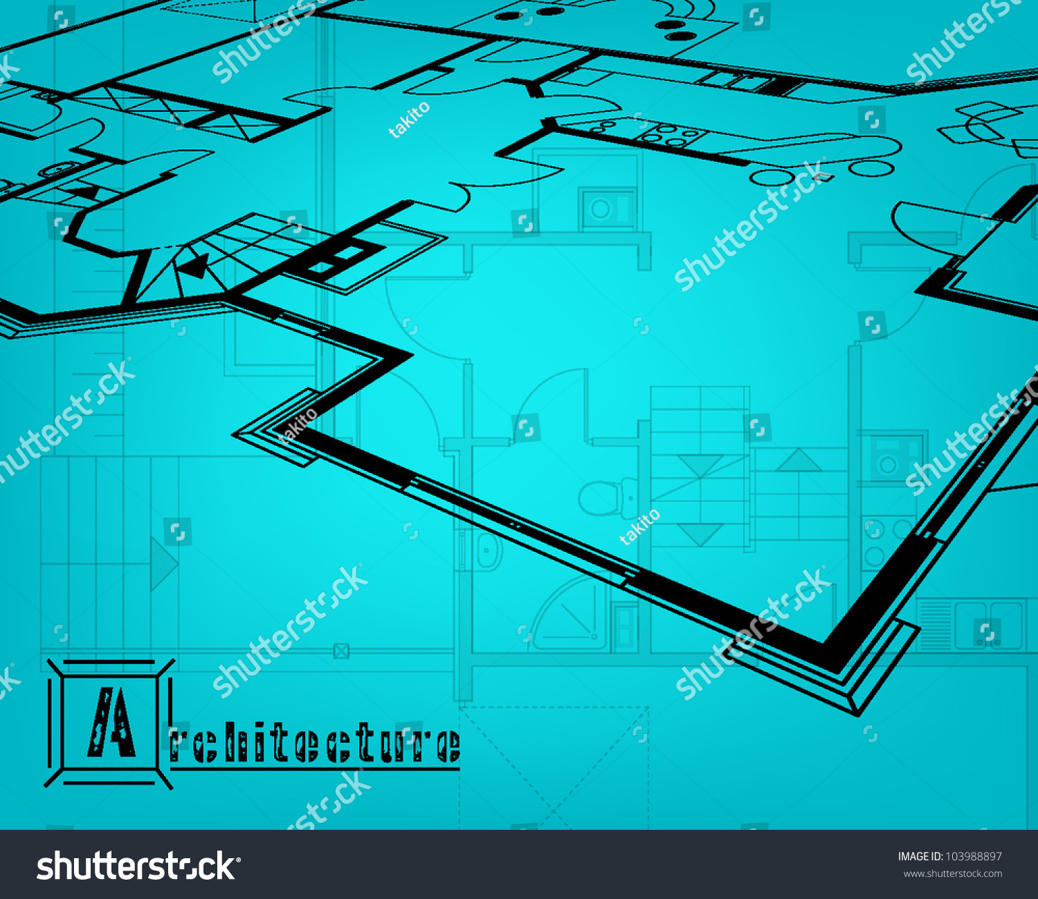 floor-plan-blueprint-vector-illustration-vector-de-stock-libre-de