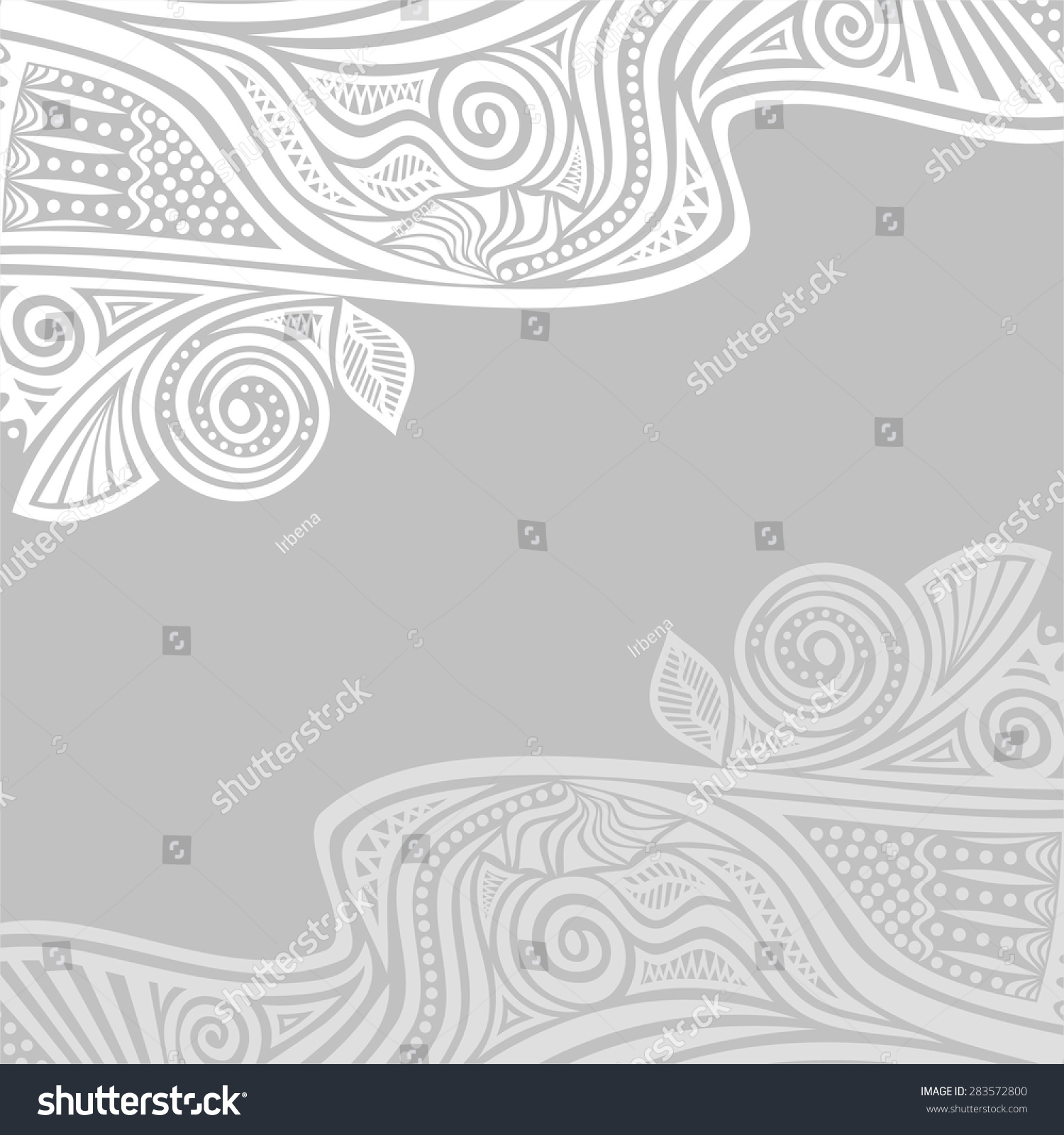 Floral Nature Pattern Background Black White Backgrounds