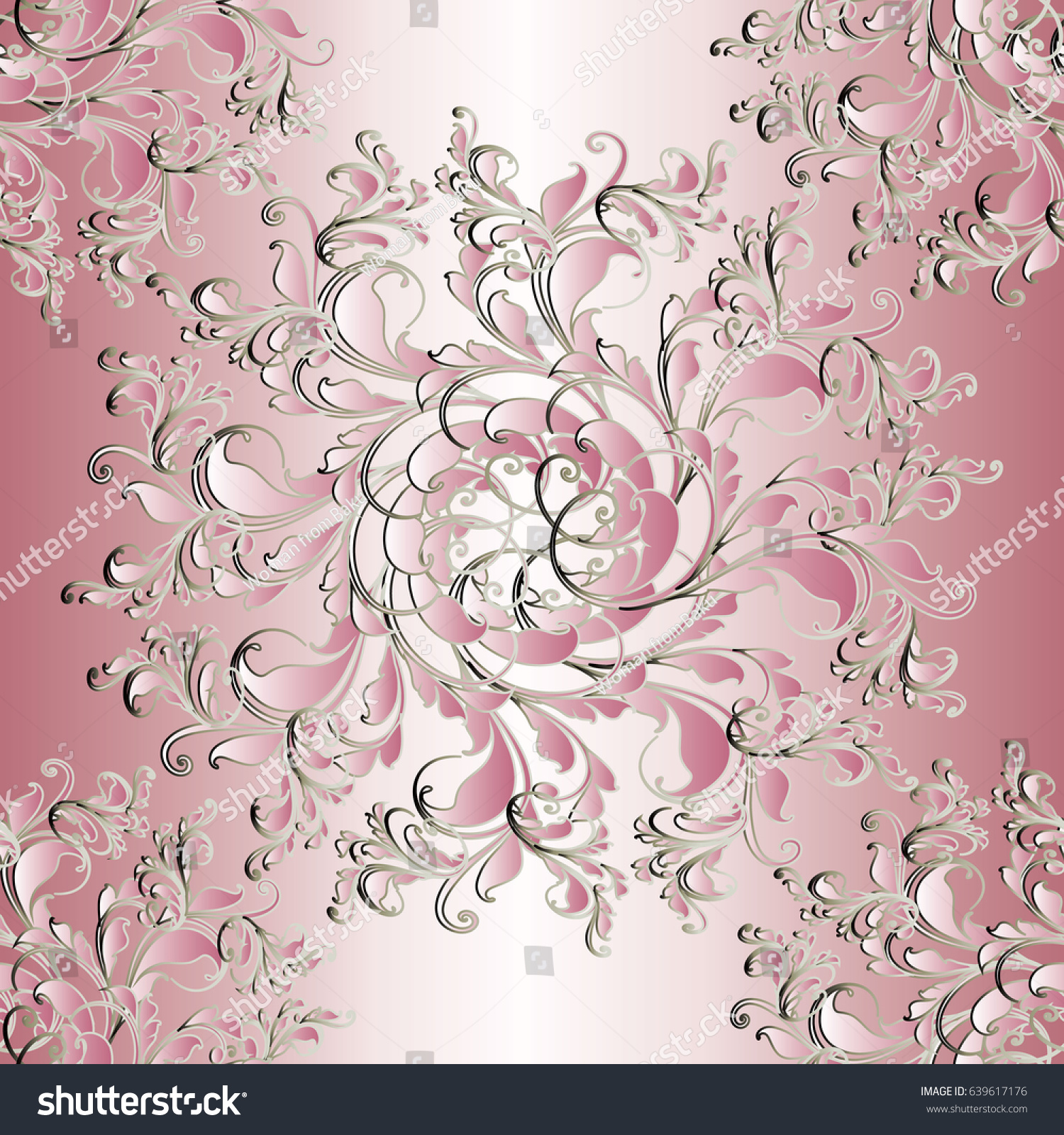 floral seamless mandala pattern light pink stock vector royalty free 639617176 https www shutterstock com image vector floral seamless mandala pattern light pink 639617176