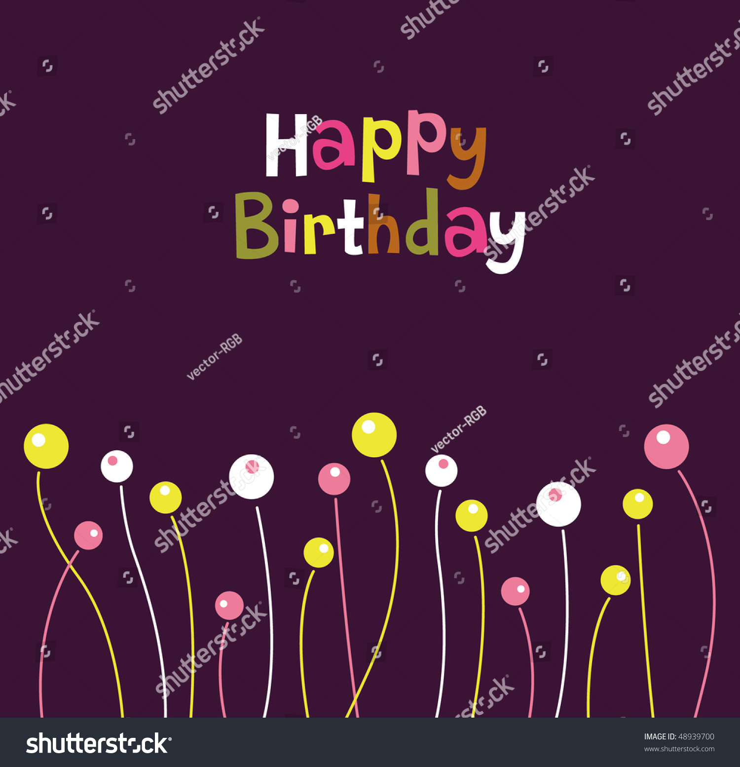 flower-birthday-card-design-stock-vector-royalty-free-48939700