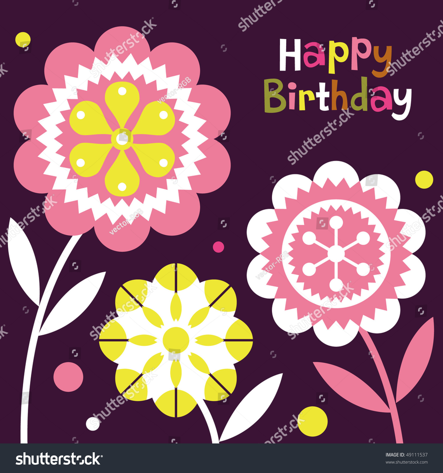 flower-birthday-card-design-stock-vector-royalty-free-49111537