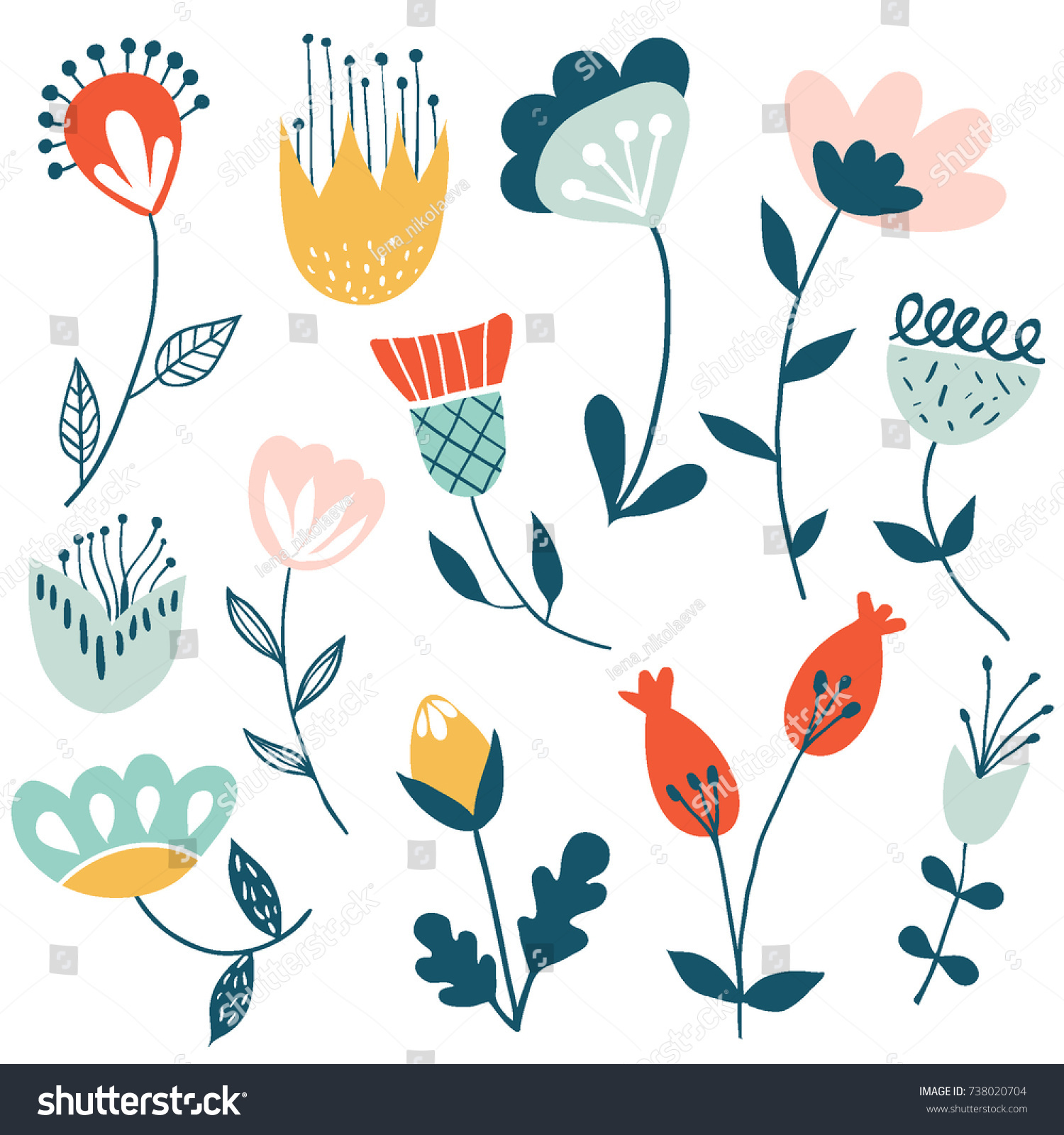 Vector Flower Border Flower Vector Border Vector Graphic Design