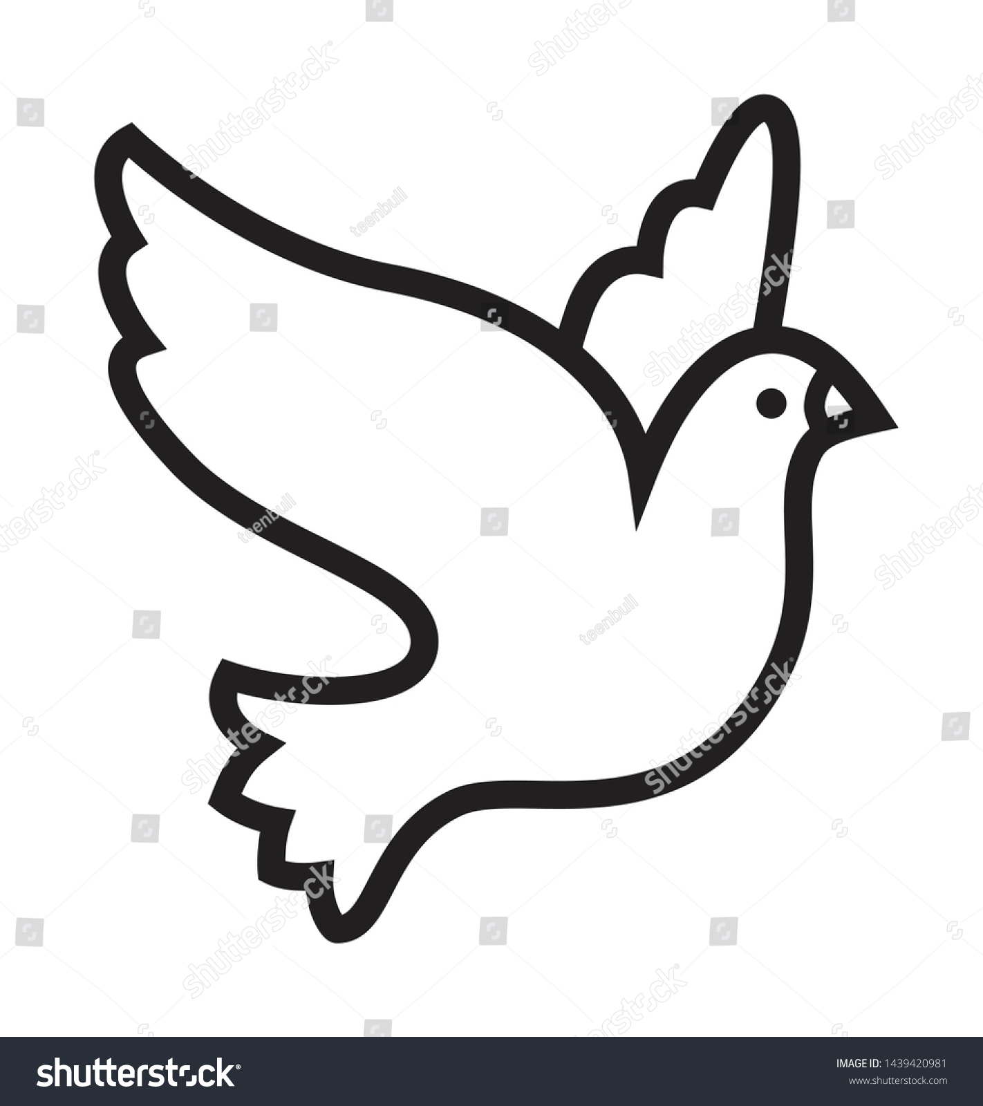 flying dove cartoon symbol icon pigeon stock vector royalty free 1439420981 https www shutterstock com image vector flying dove cartoon symbol icon pigeon 1439420981