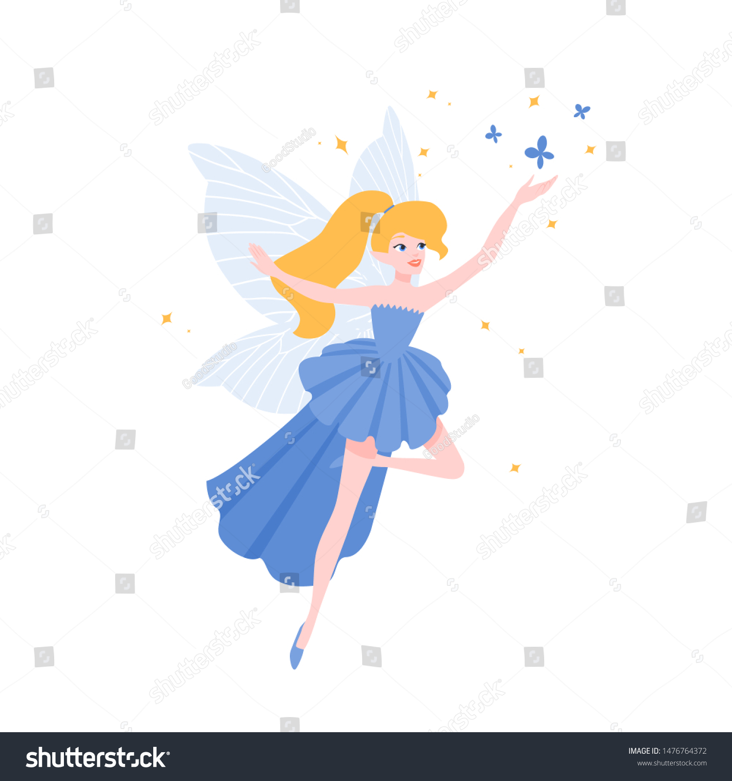magical flying fairy