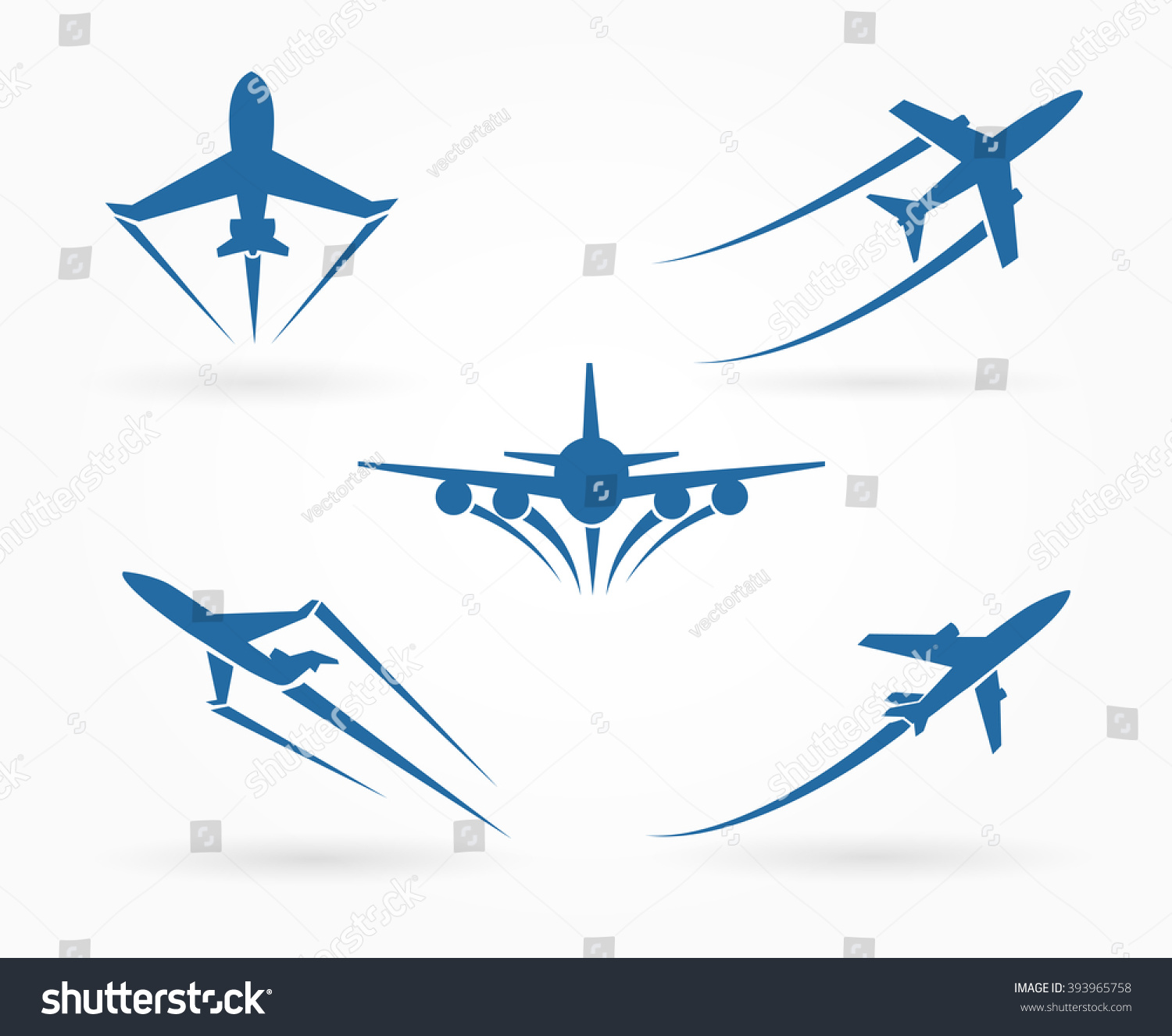 airplane clipart black and white takeoff - photo #44