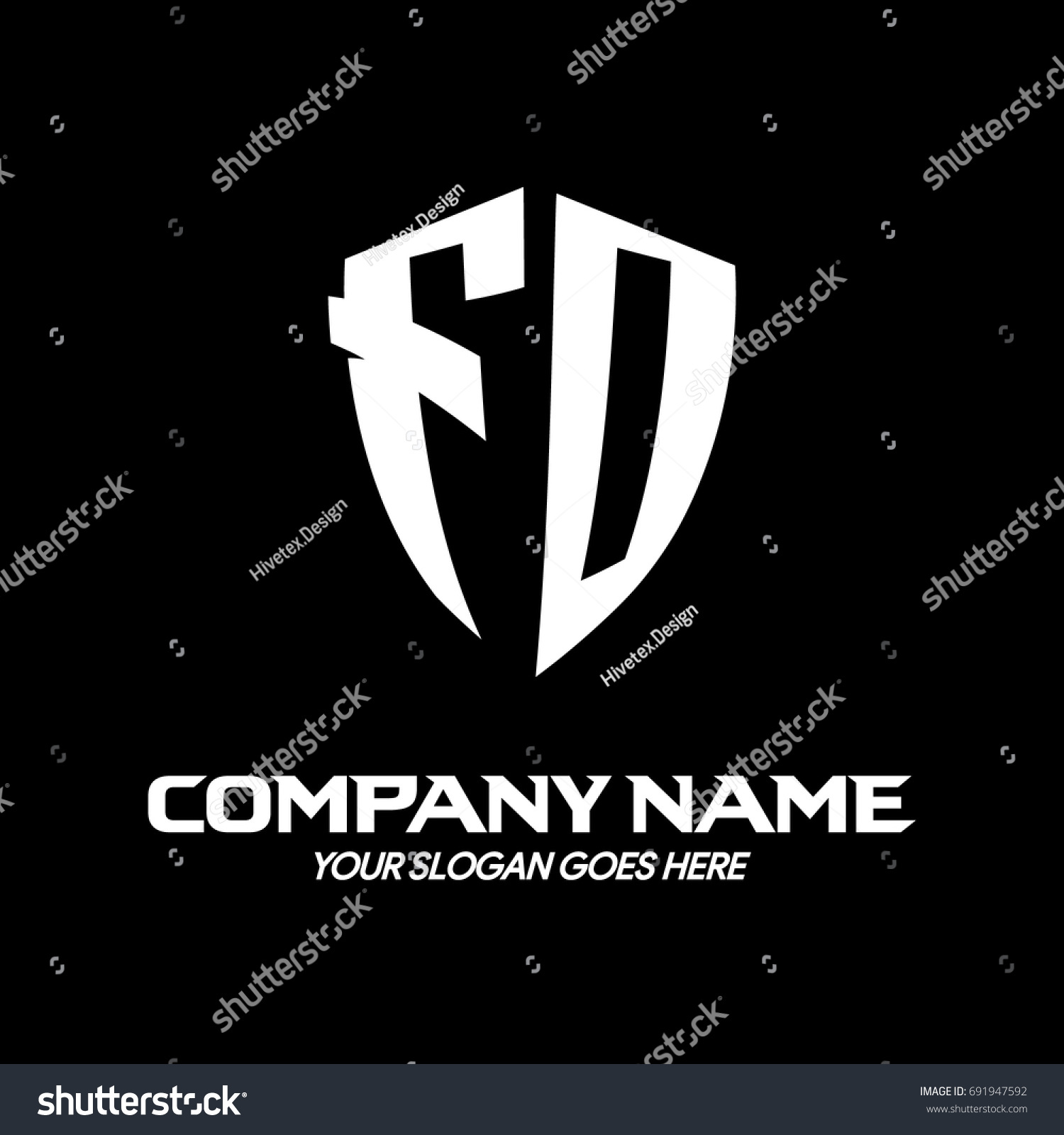 Fo Logo Stock Vector (Royalty Free) 691947592 | Shutterstock